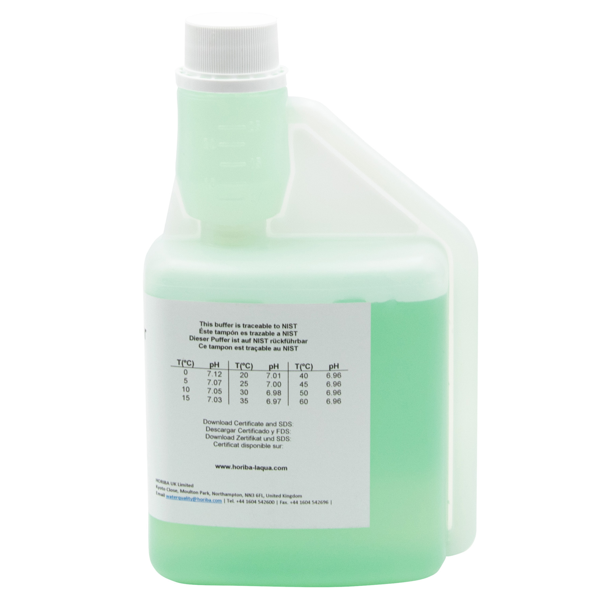 HORIBA pH 7.00 (±0.01pH @25°C) buffer solution 500ml (500-PH-7)