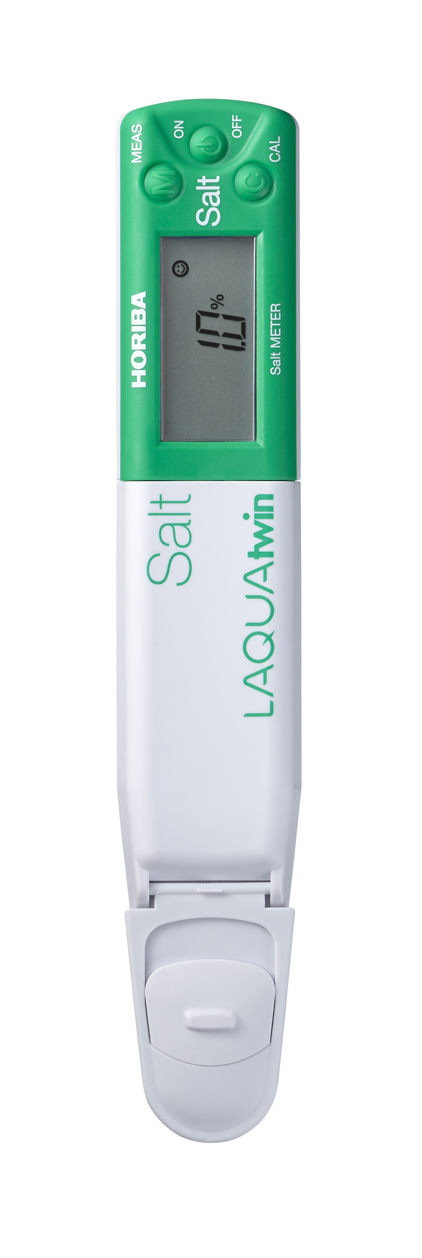 LAQUAtwin Salzgehalt Tester  grün und weiß, zu