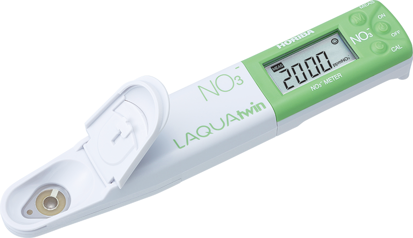 Horiba LAQUAtwin Nitrate Ion (NO3-) Tester with 2 calibration points and temperature measurement (NO3-11) 