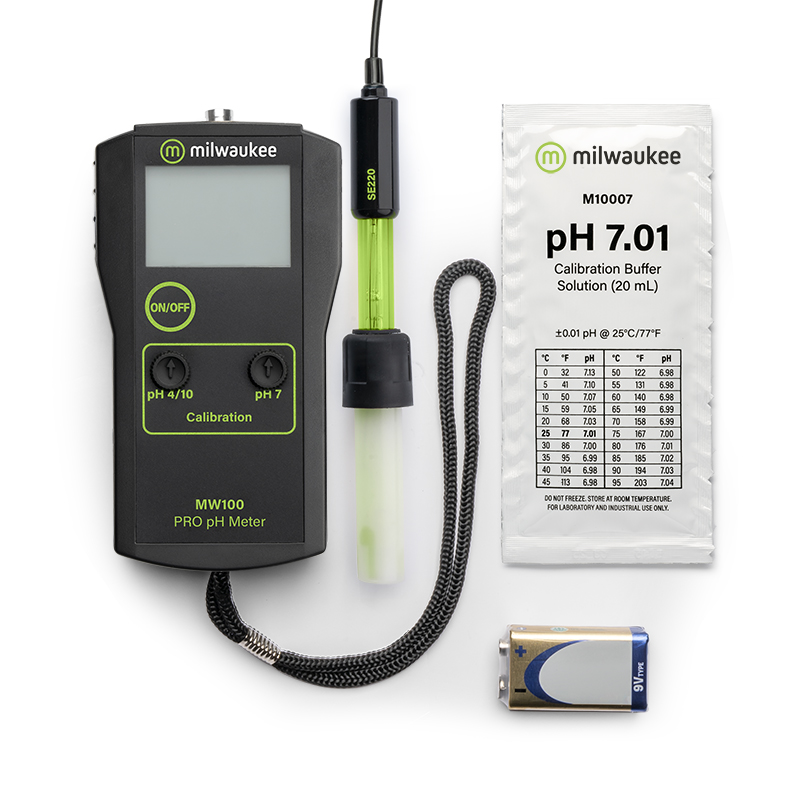 Milwaukee MW100 PRO portable pH meter for fast and reliable results