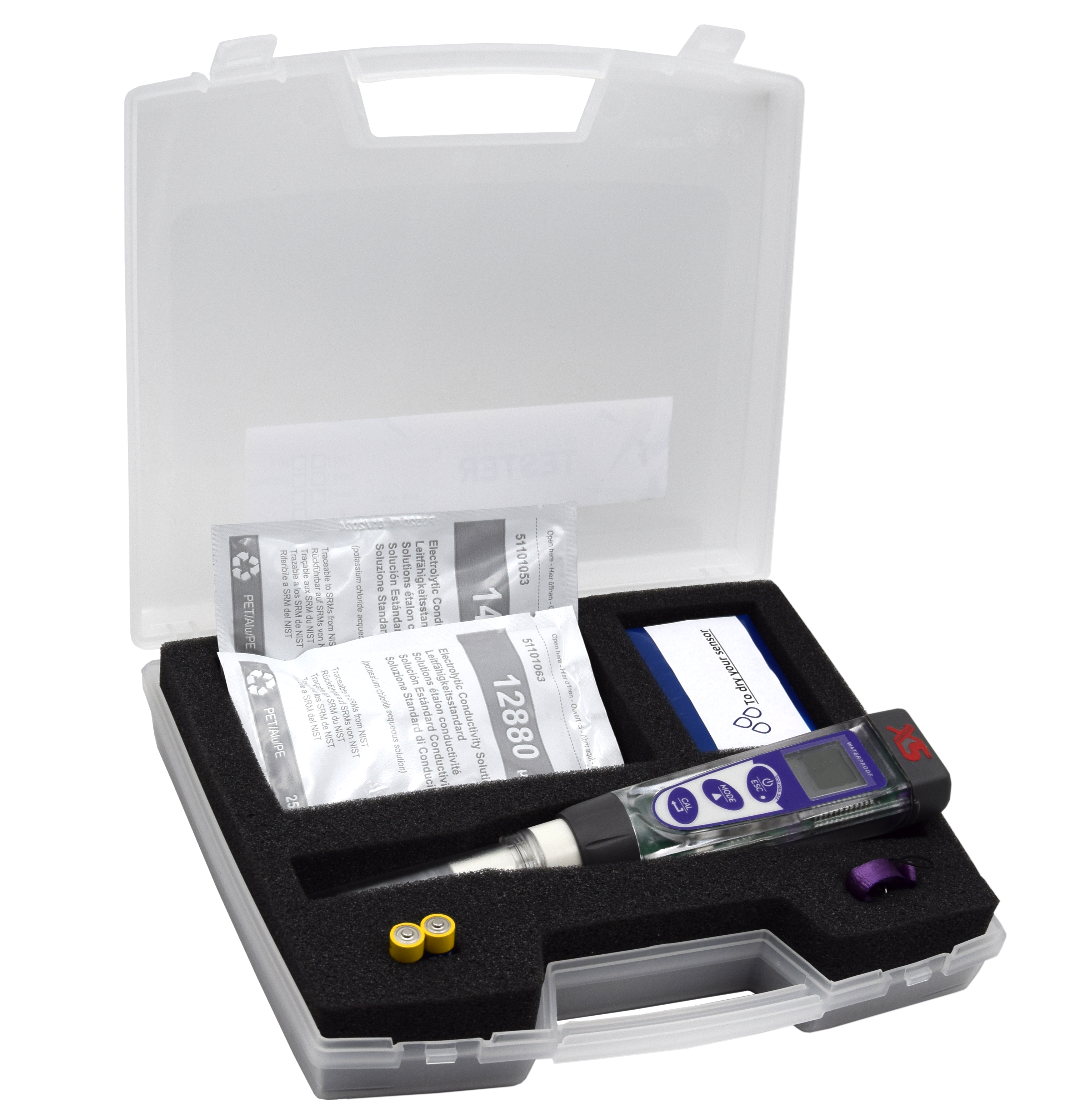 XS COND 5 Tester in carrying case  -  Handmeter for Conductivity/TDS/Salinity/Temperature