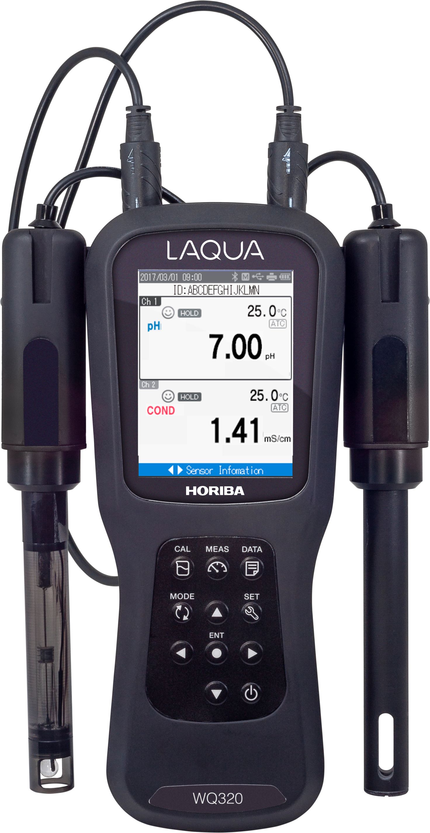 Horiba LAQUA WQ320-K - 2 channel professional measuring device for various parameters in analysis case