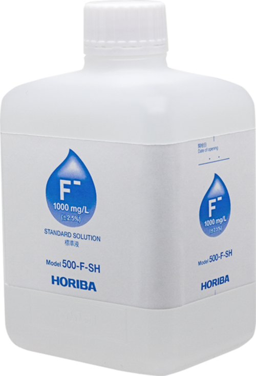 Horiba 1000 mg/L Fluoride Ion Standard Solution, 500ml (500-F-SH) 