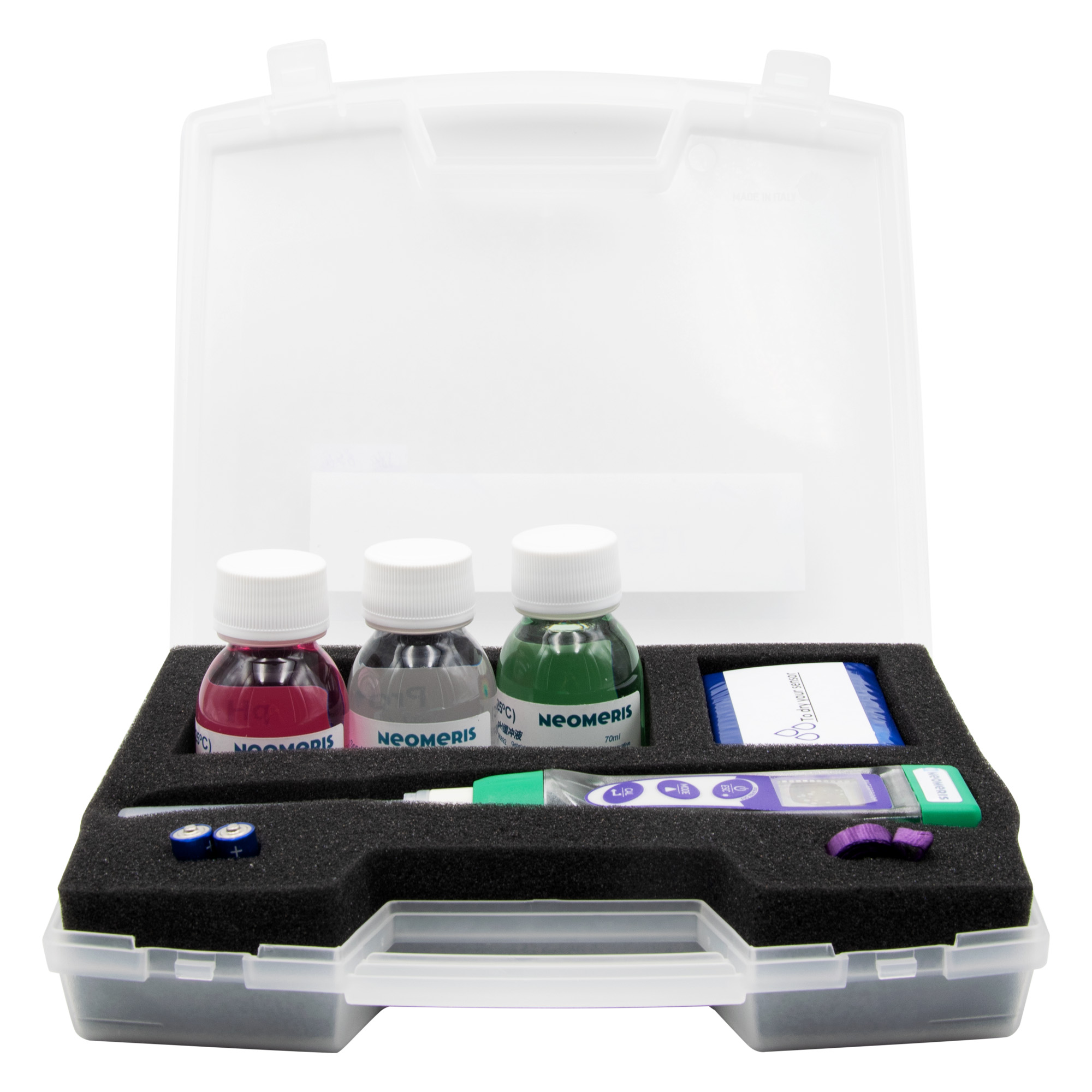 XS pH 5 Tester in carrying case - Hand tester for determining the pH value and temperature