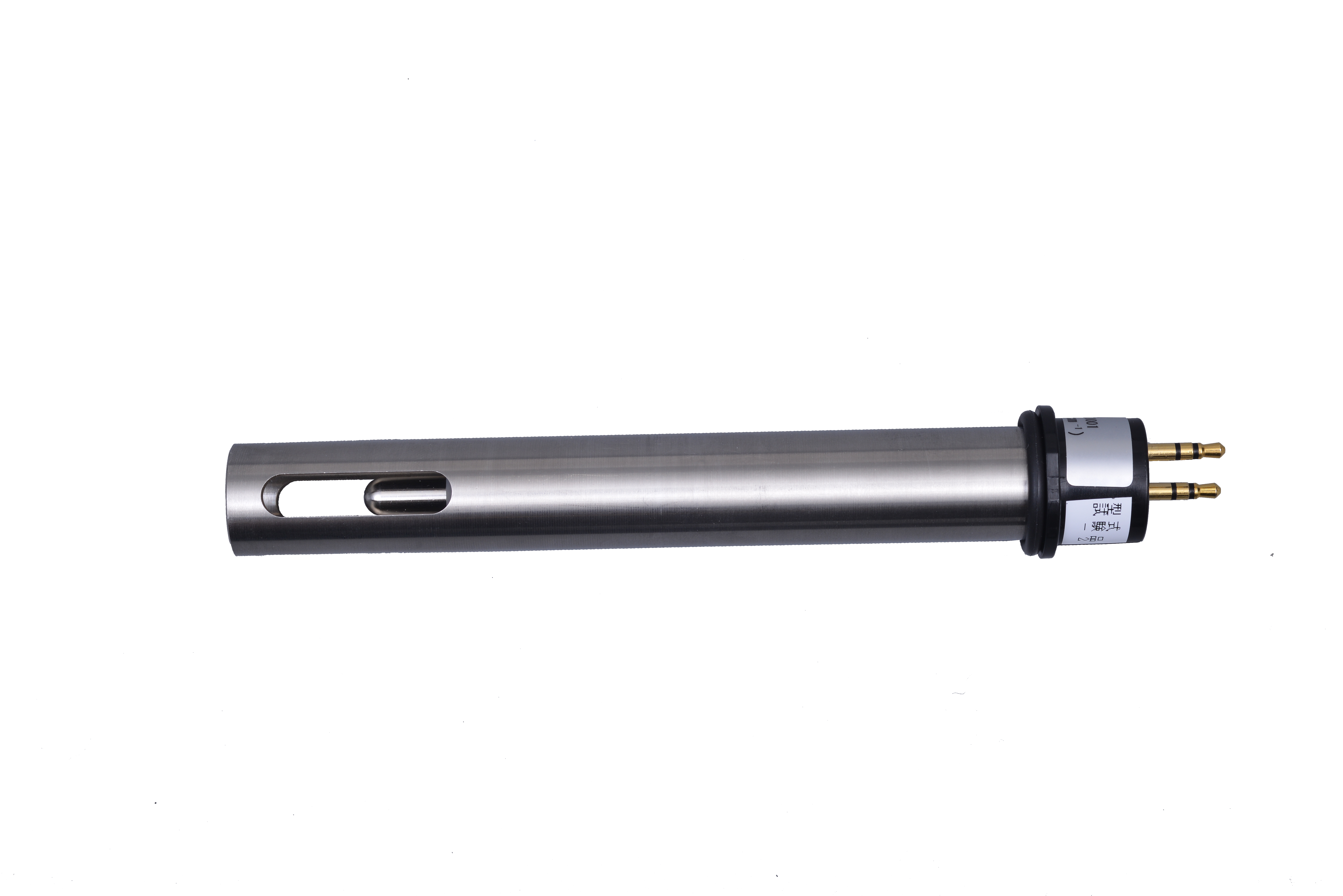 Horiba LAQUA 300-2C2C stainless steel sensor for LAQUA 300 series Horiba LAQUA 300‑2C2C Edelstahl‑Sensor vorne, silberner zylindrischer Messkopf