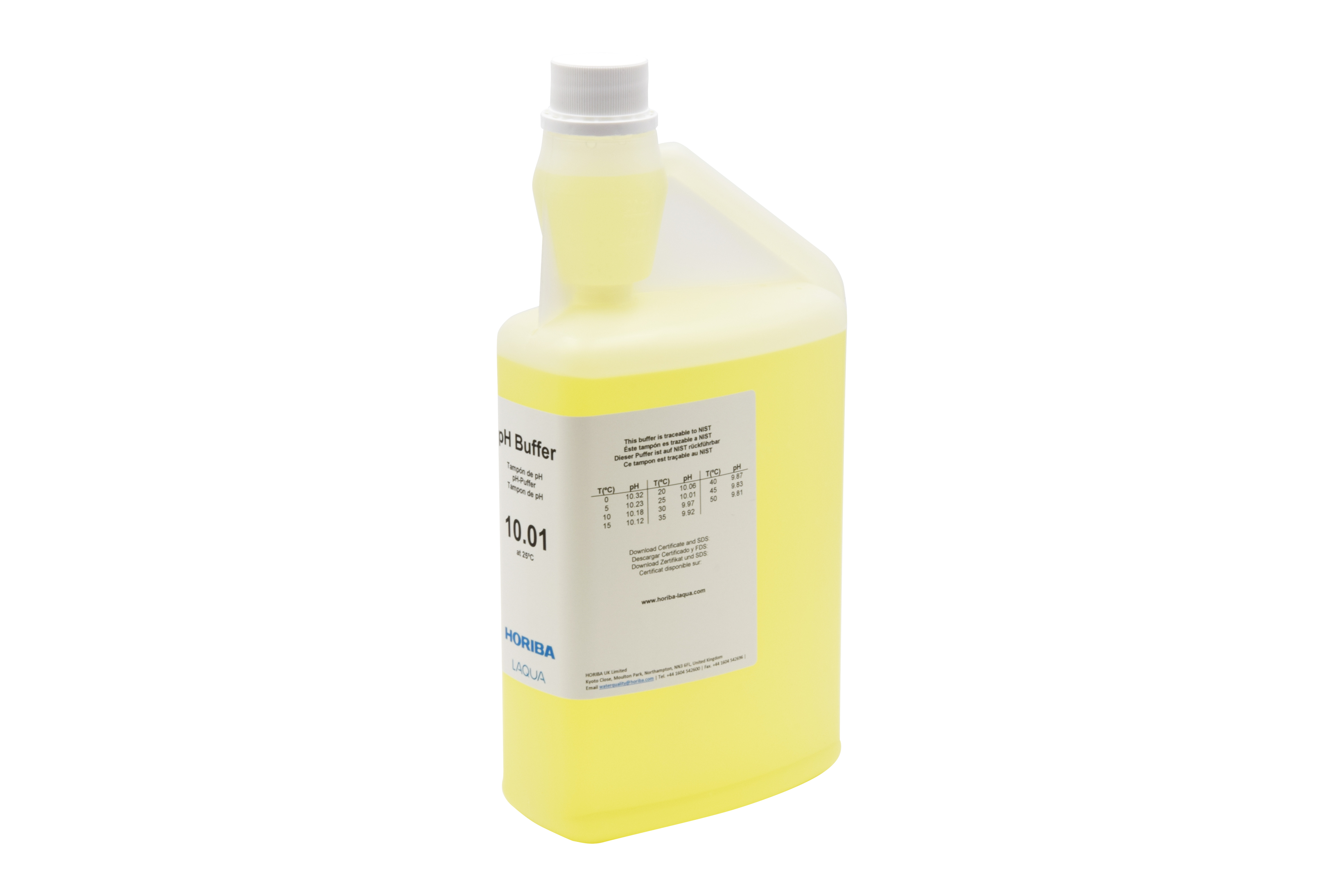 HORIBA pH 10.01 (±0.02pH @25°C) buffer solution 1000ml (1000-PH-10)