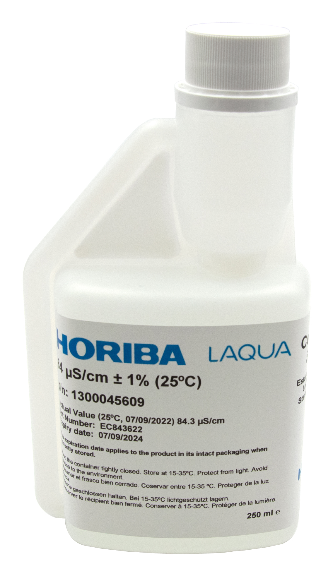 HORIBA 84 μS/cm conductivity calibration solution 250ml (250-EC-84)