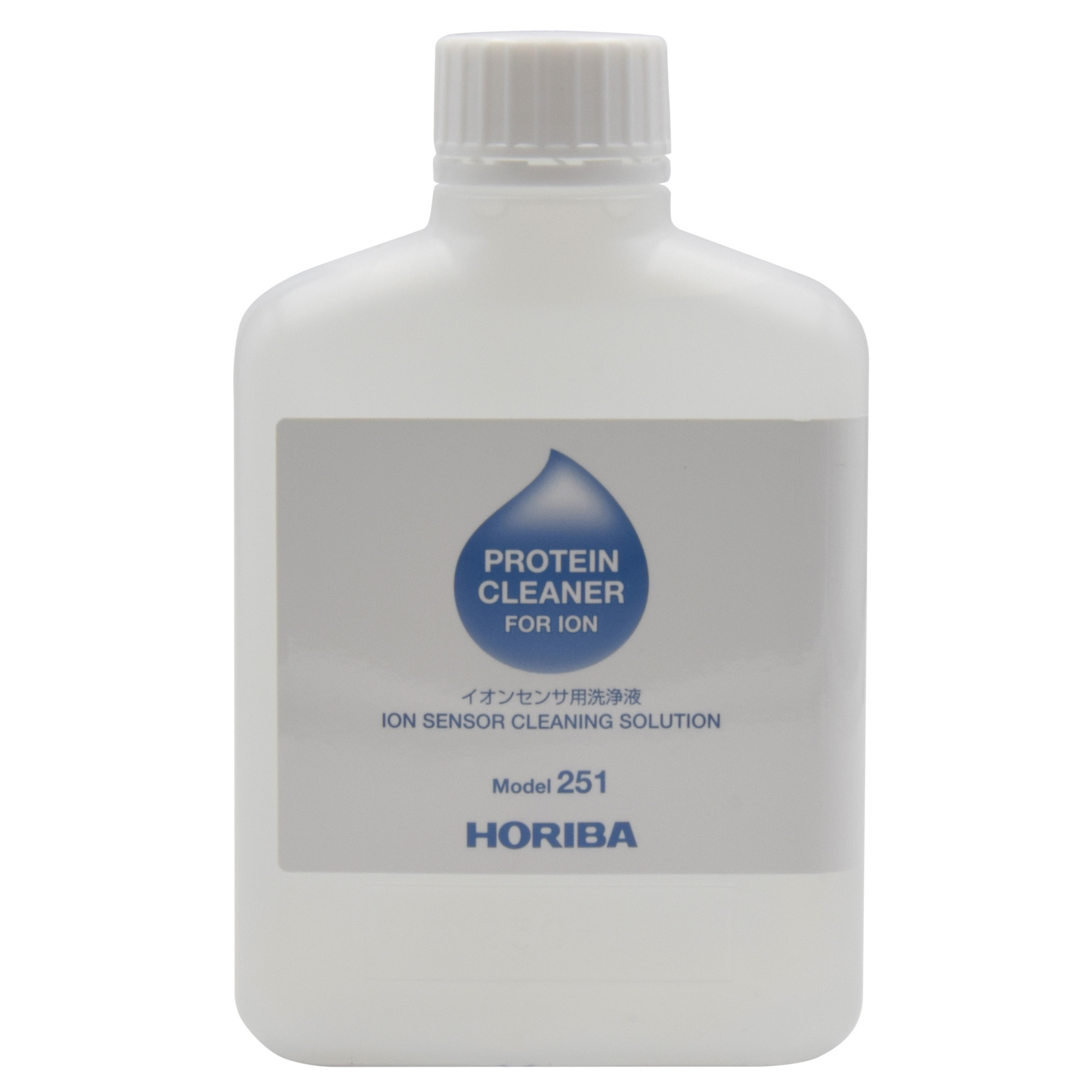Horiba LAQUAtwin Cleaning Solution for Ion Selective Sensors (#251), 1 x 250mL LAQUAtwin Reinigungslösung für ionenselektive Sensoren Flasche vorne