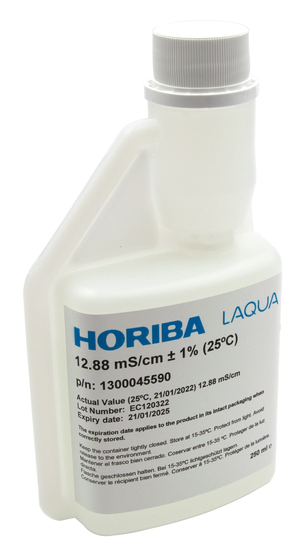 HORIBA 12.88 mS/cm conductivity calibration solution 250ml (250-EC-1288)