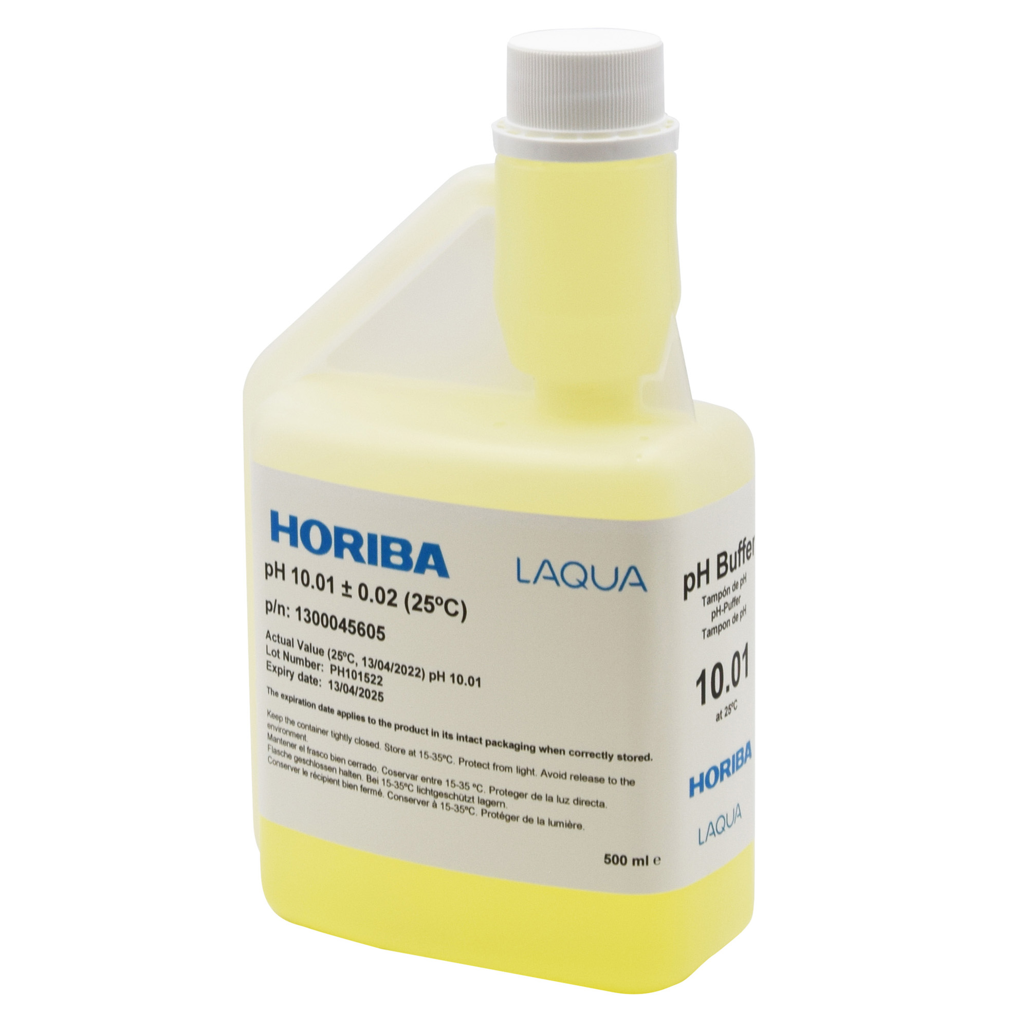 HORIBA pH 10.01 (±0.02pH @25°C) buffer solution 500ml (500-PH-10)