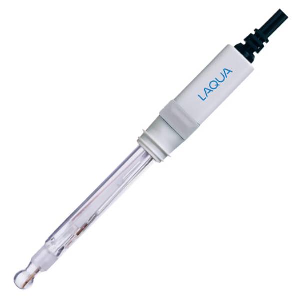 Horiba 6367-10D (for high accuracy pH measurement) Horiba 6367-10D nachfüllbare pH-Elektrode mit Glasgehäuse und Temperatursensor