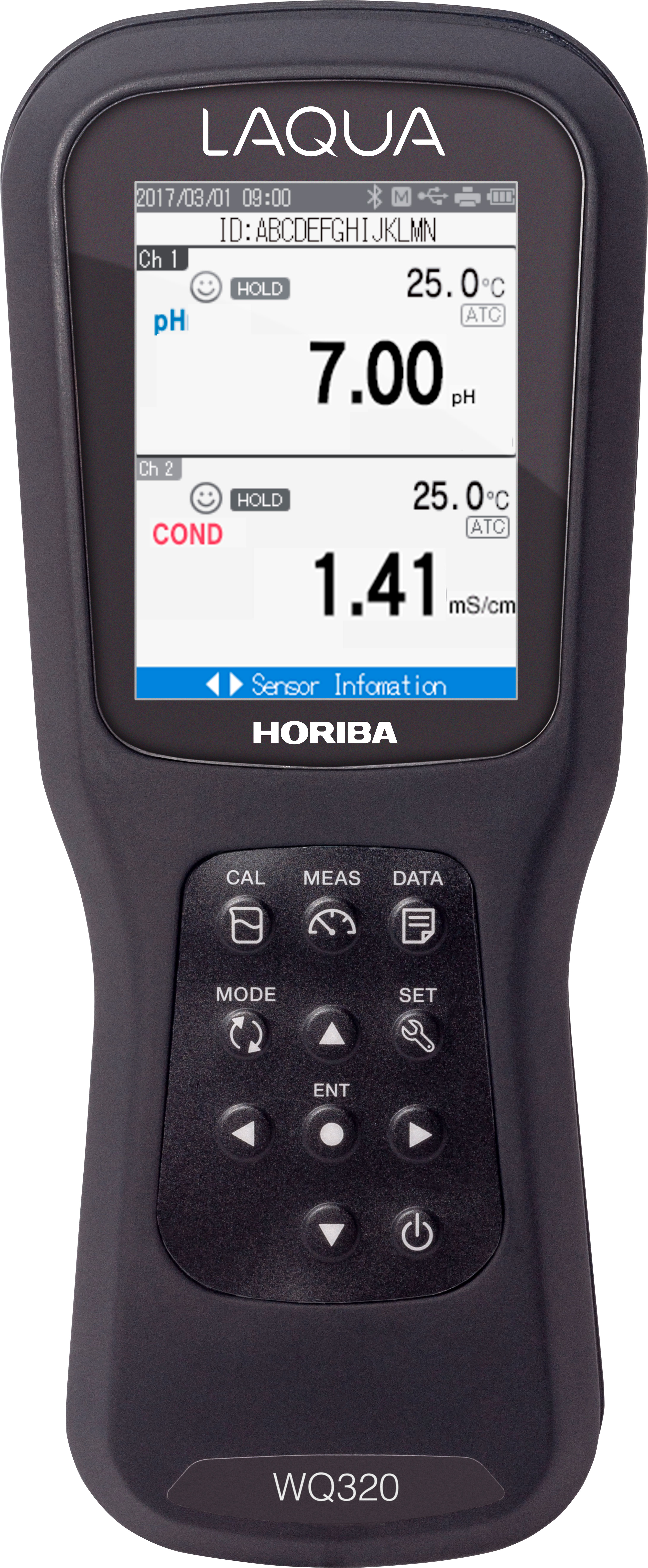 Horiba LAQUA WQ320-K - 2 channel professional measuring device for various parameters in analysis case