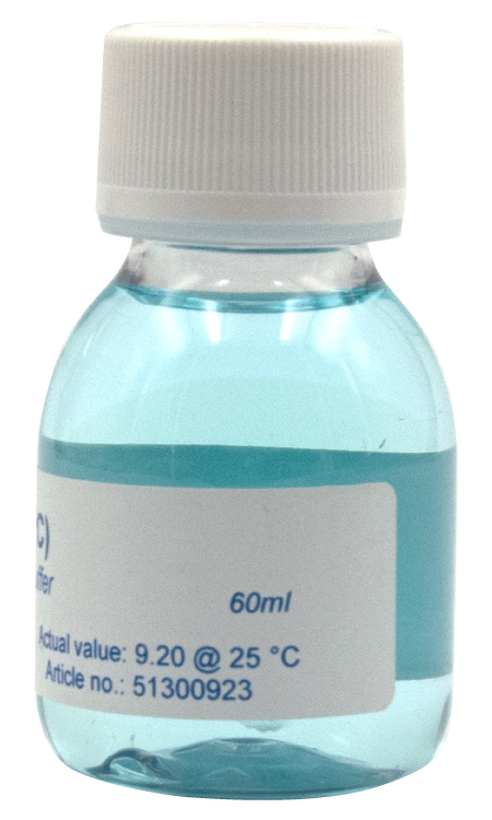 XS Professional pH 9.21 (±0.01pH @25°C) - 4x 60ml pH buffer solution with DAkkS certificate