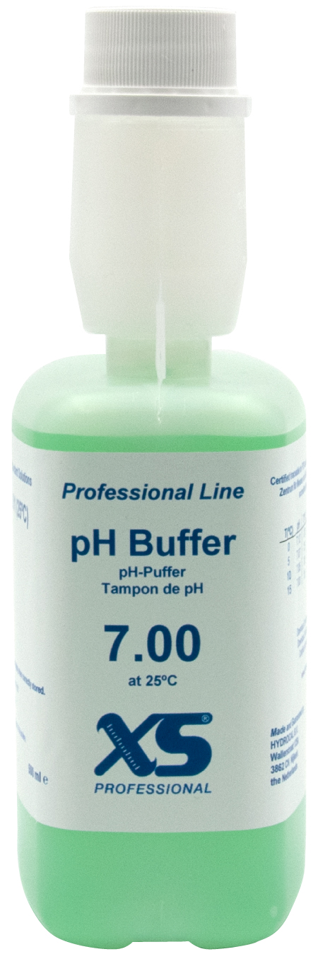 XS Professional pH 7.00 (±0.01pH @25°C) - 500ml pH buffer solution with DAkkS certificate