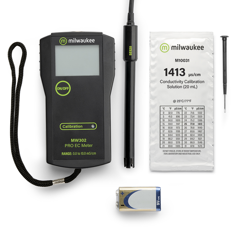 Milwaukee MW302 PRO portable EC meter MW302 Pro mit Zubehör