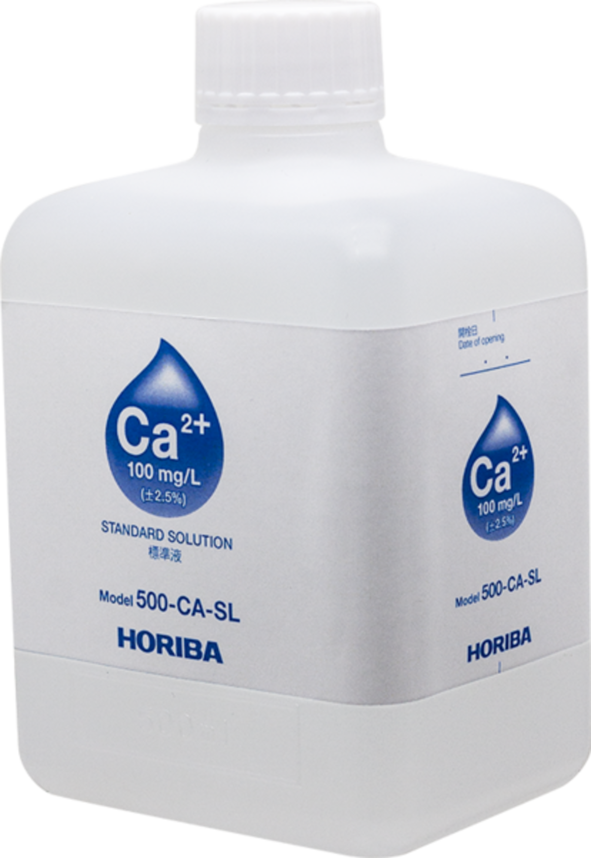 Horiba Calcium Ionen Standardlösung 100 mg/L, handliche 500 ml Flasche, zur genauen Kalibrierung von ionenselektiven Elektroden