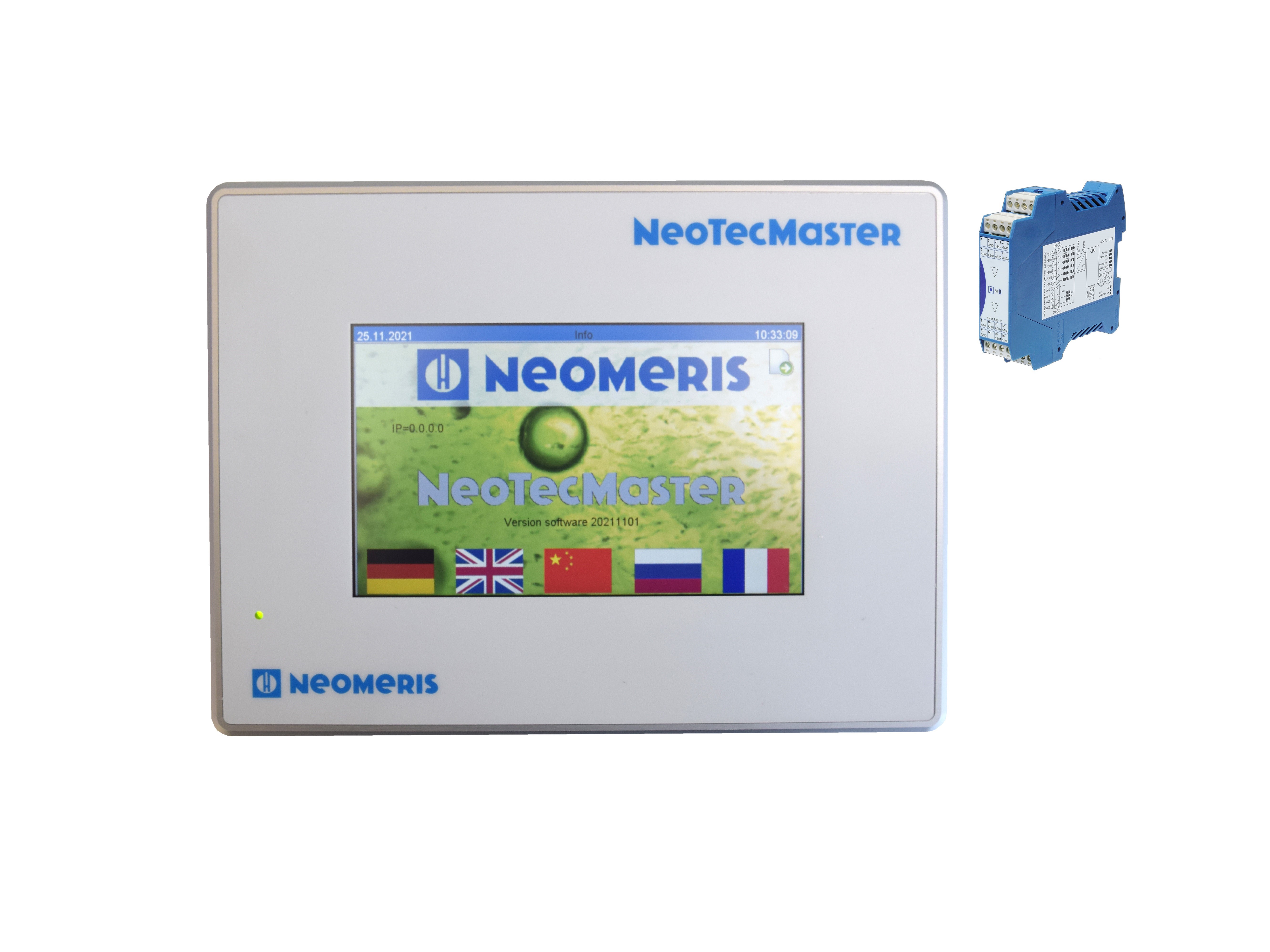 NeoTecMaster® Slave Modul Frontansicht,Modul zur 4 20 mA Signalerfassung