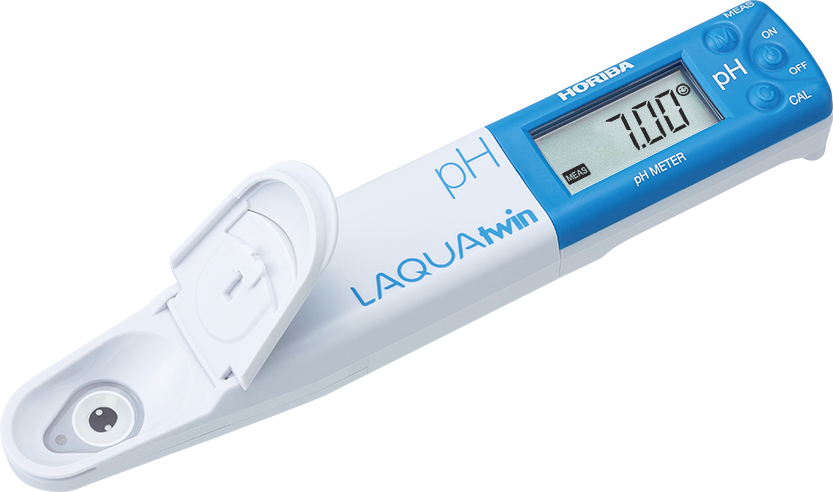 Horiba LAQUAtwin pH Tester with temperature measurement and 5 calibration points (pH-33) 