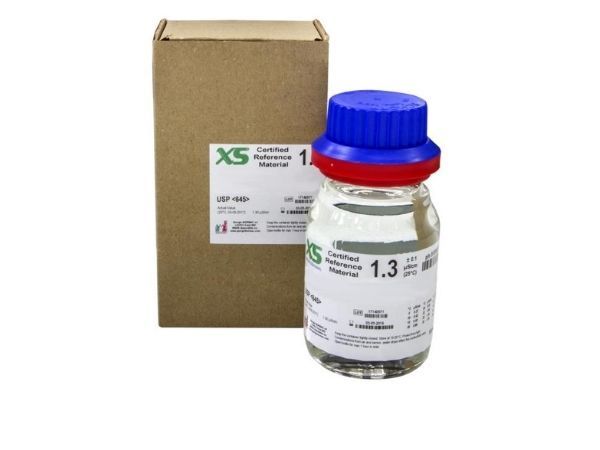 XS Basic 1,3 µS/cm conductivity calibration solution, N.I.S.T., accuracy +-0.1 µS @25°C, 1 glass bottle à 300ml