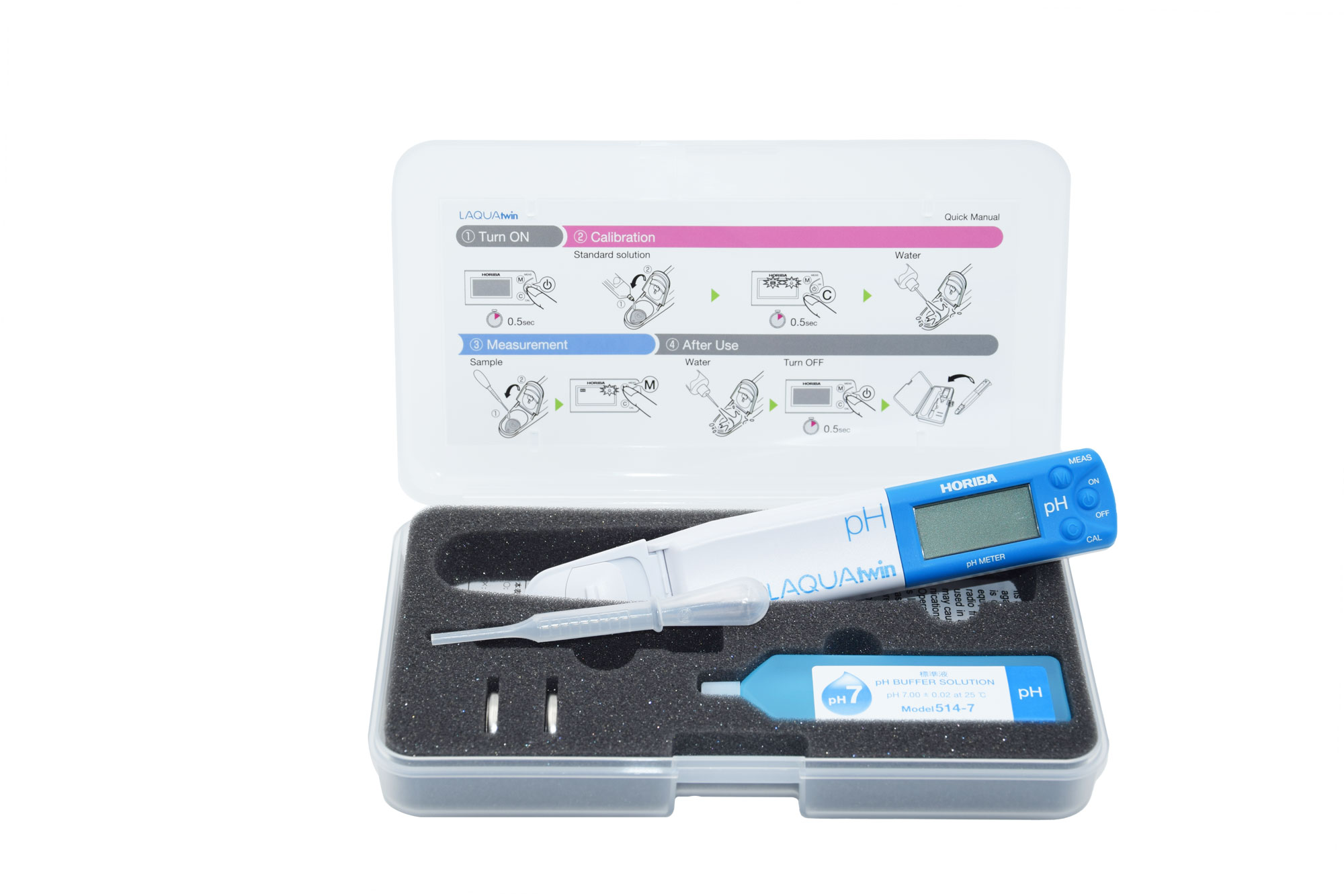 Horiba LAQUAtwin pH Tester with 2 calibration points (pH-11) 