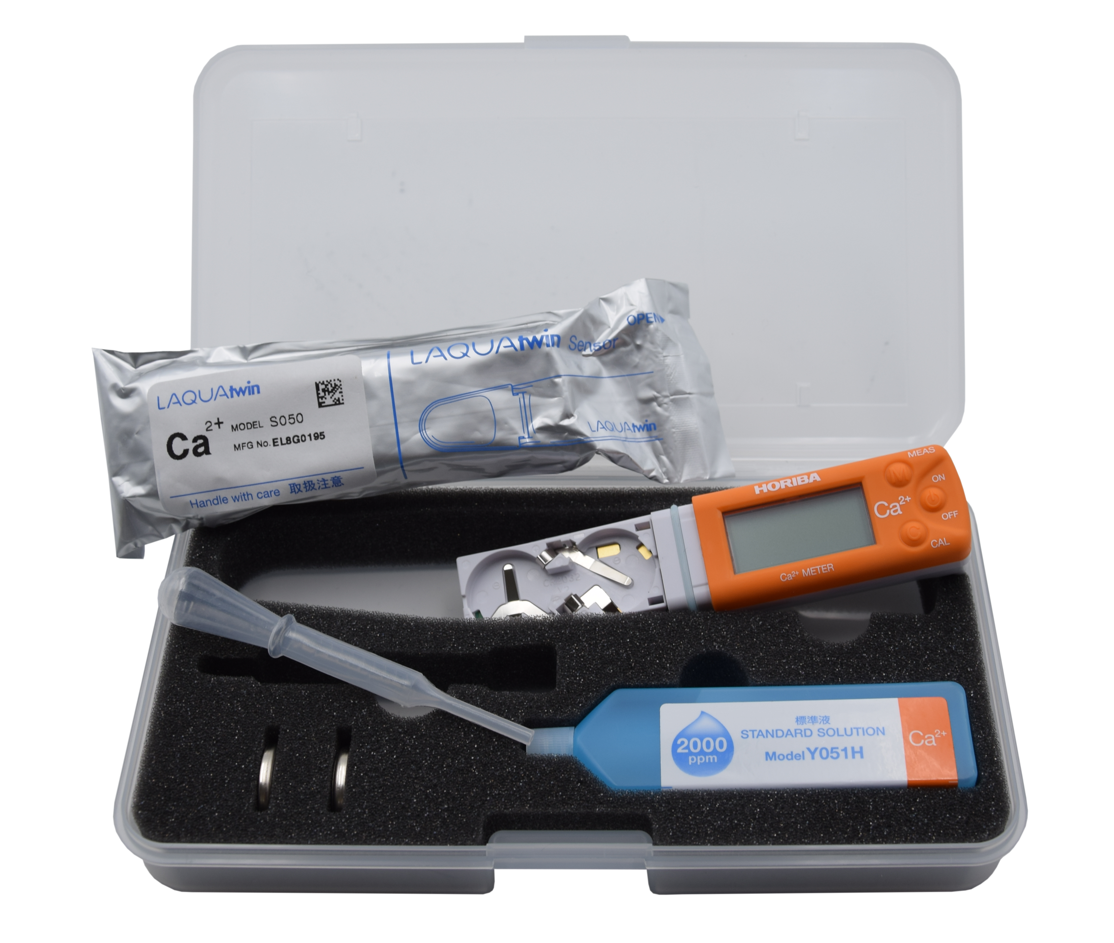 Horiba LAQUAtwin Calcium Ion (Ca2+) Tester with 2 calibration points and temperature measurement (Ca-11) 