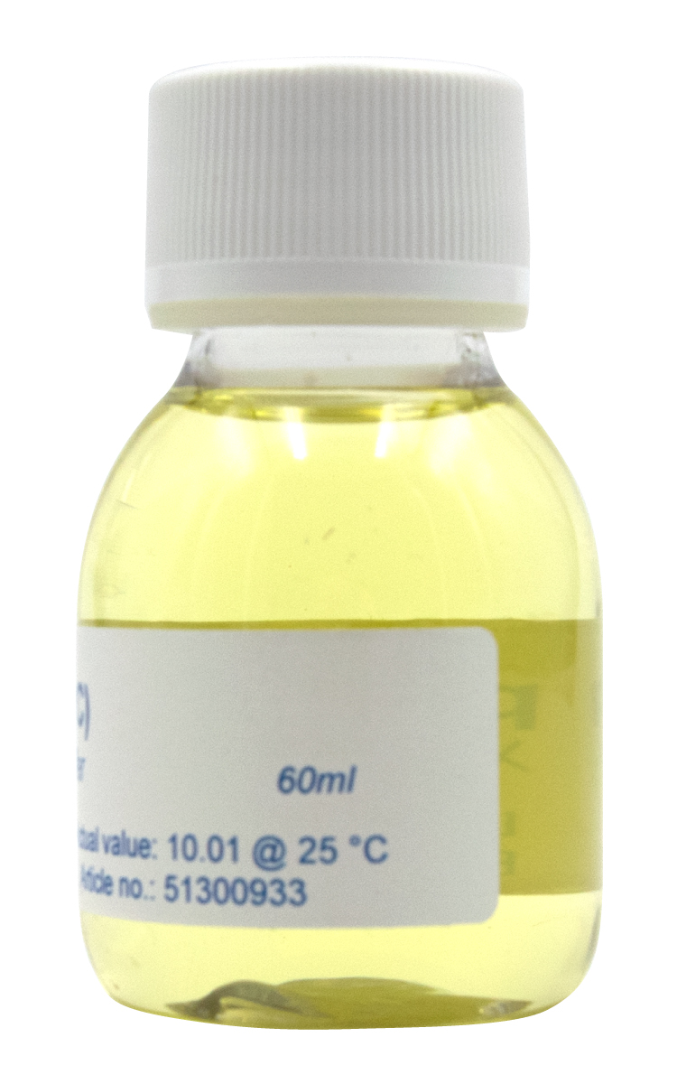 XS Professional pH 10.01 (±0.02pH @25°C) - 4x 60ml pH buffer solution with DAkkS certificate