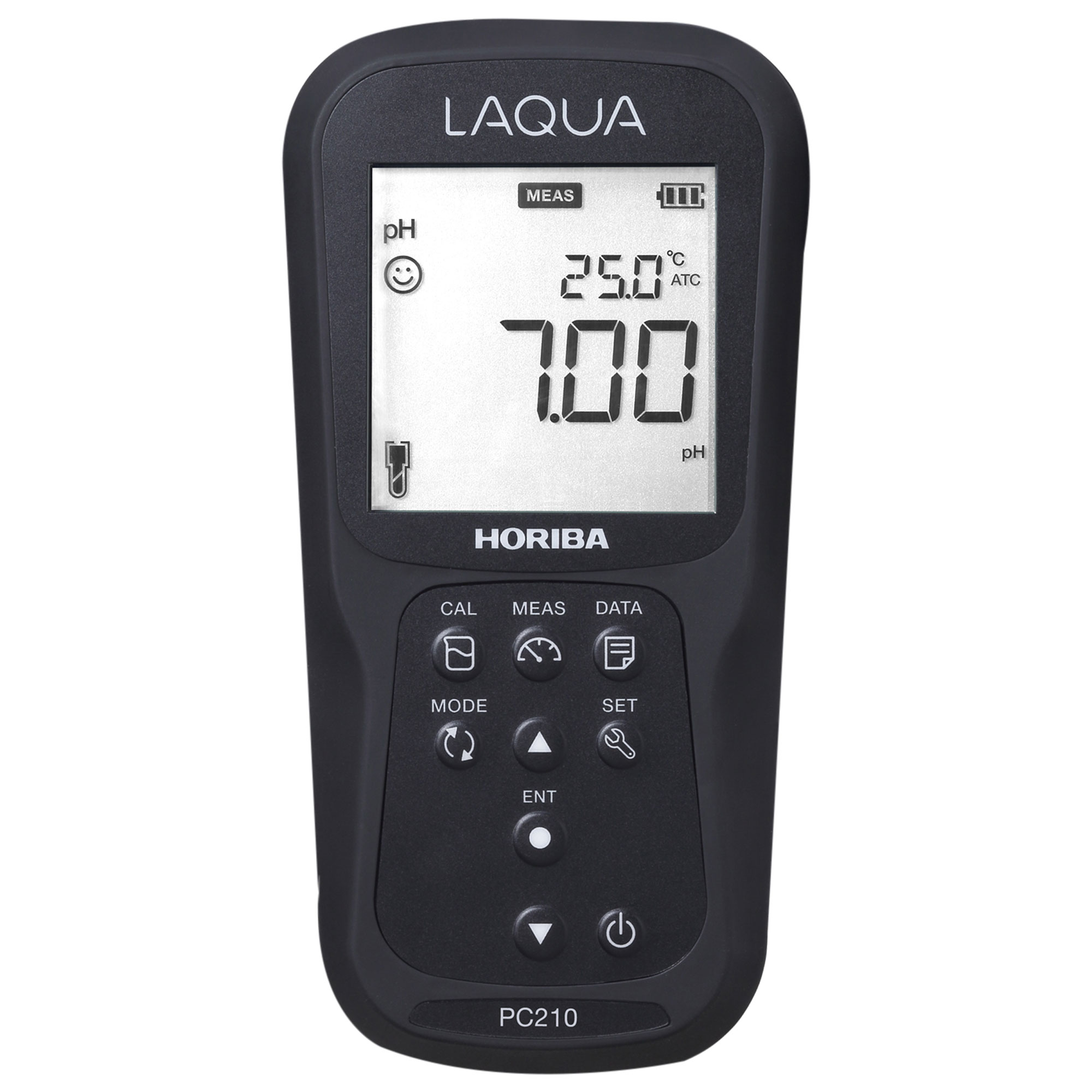 Horiba LAQUA PC210-Kit pH, ORP, conductivity, TDS, salt, resistance and temperature handheld meter in analysis case