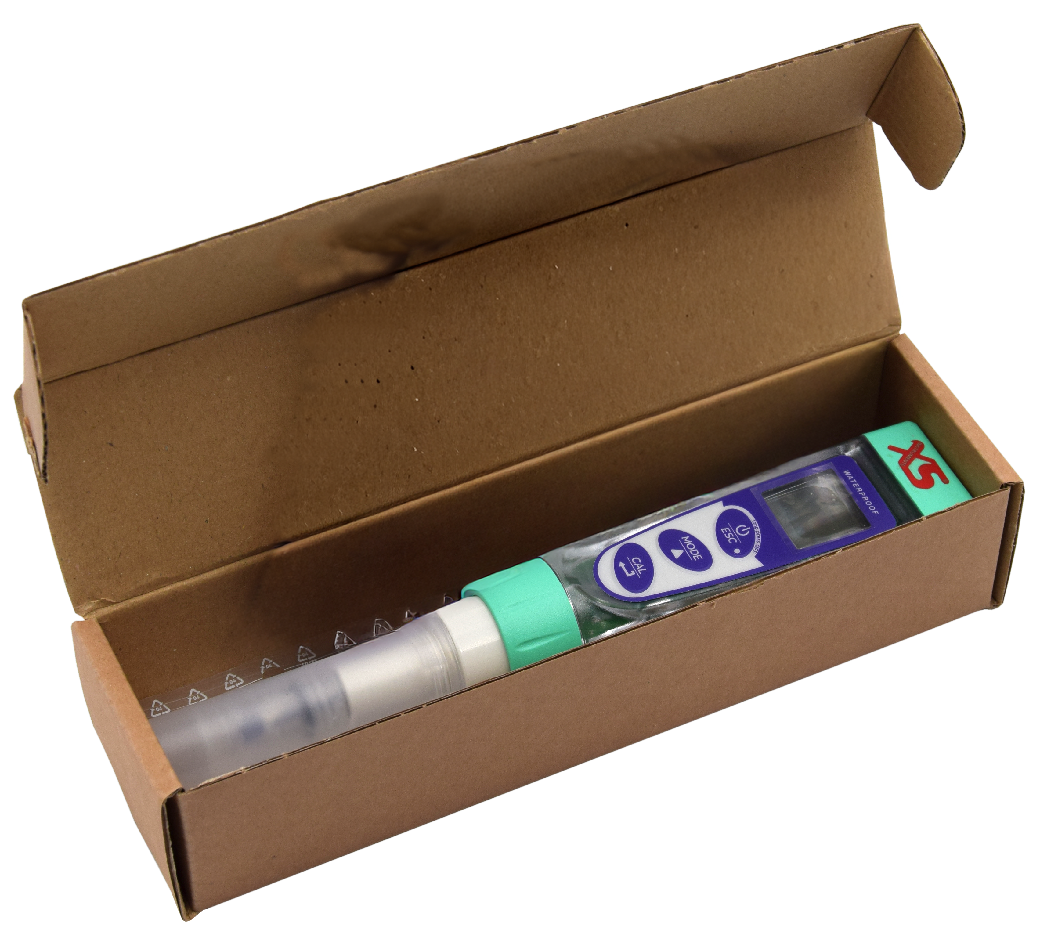 XS pX 4 ECO PACK - Handmessgerät in Verpackung mit 2 Lösungen