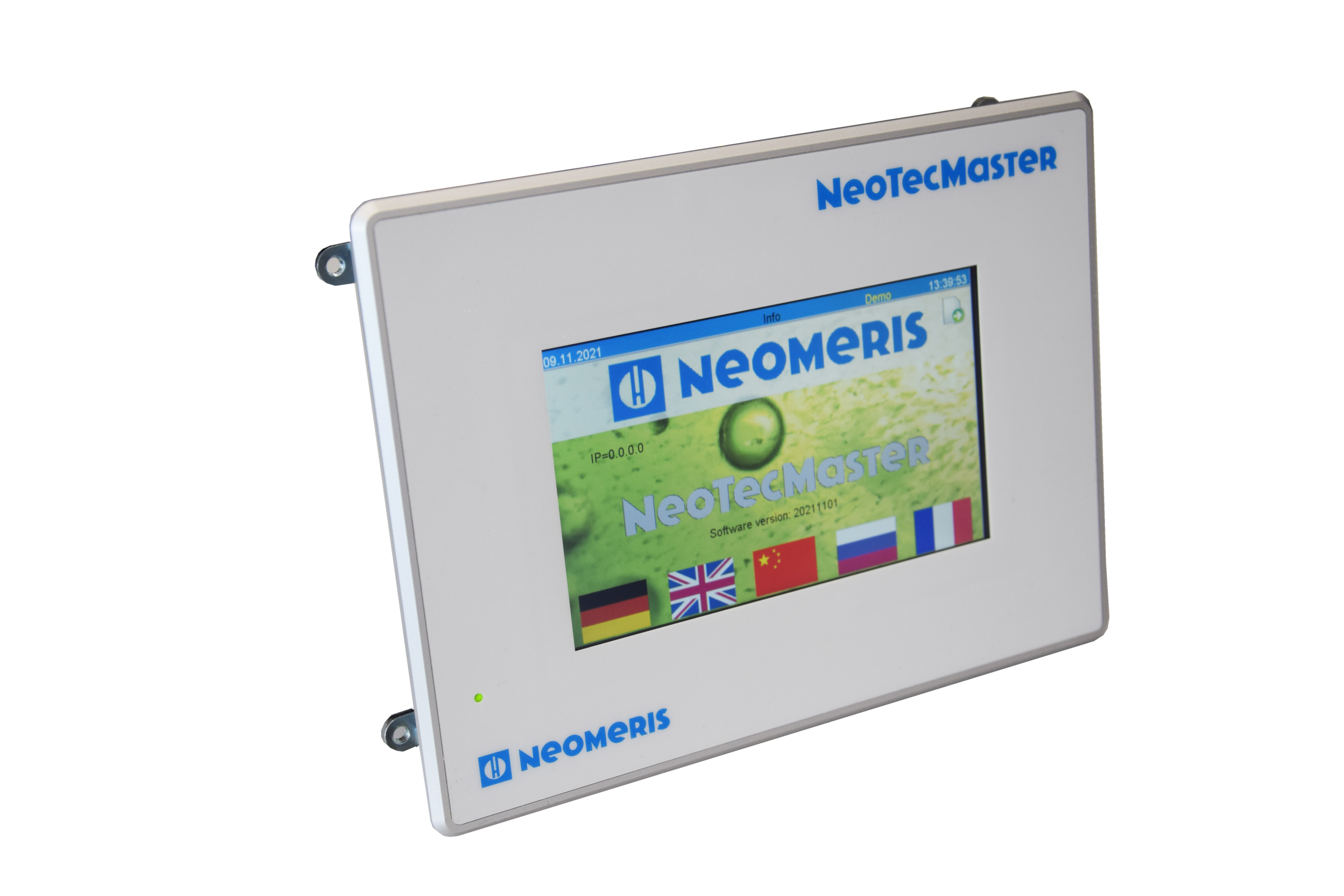 NeoTecMaster® 5 Zoll Frontseitig mit Startdisplay