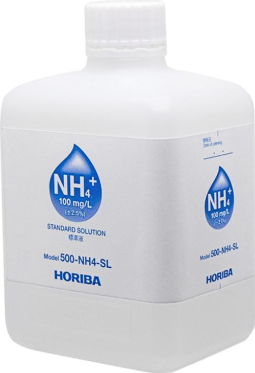 Horiba 100 mg/L Ammonium Ion Standard Solution, 500ml (500-NH4-SL) 