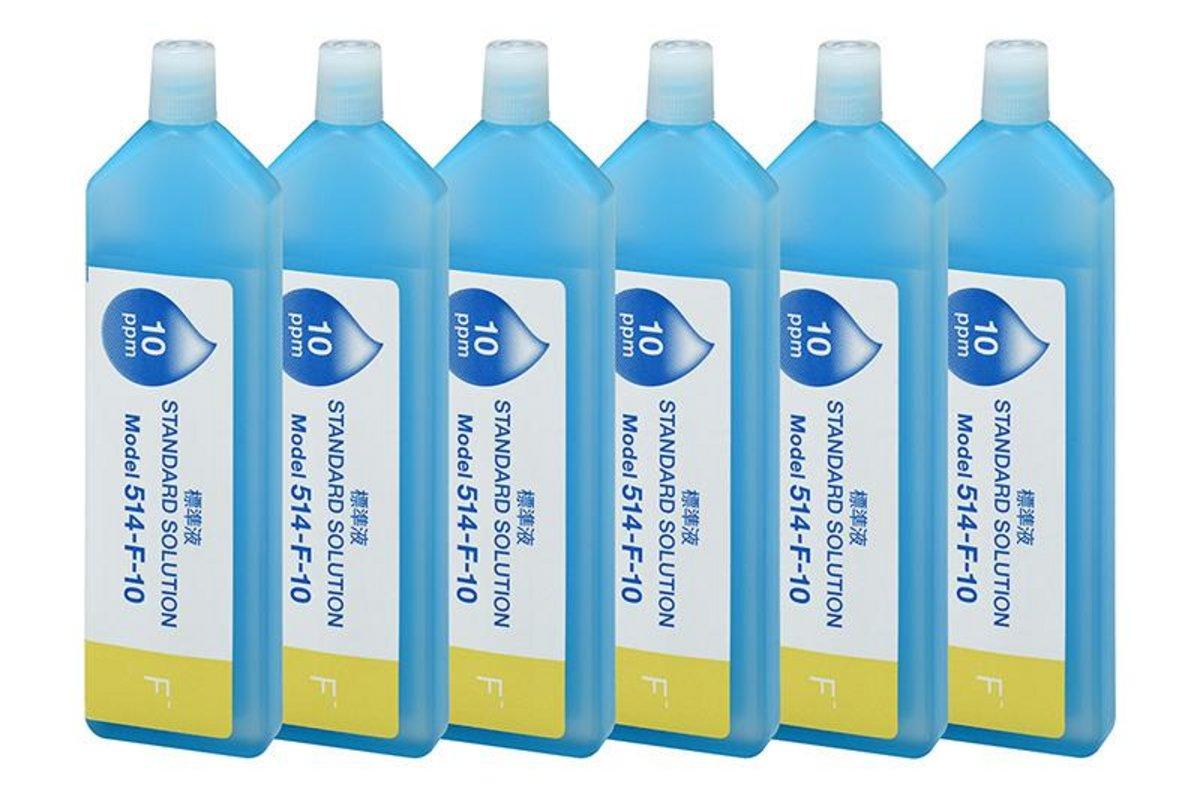 Horiba 10 ppm Fluorid Ionen Standard Lösung, Flasche mit 14 ml Inhalt, zur Kalibrierung von Fluoridmessgeräten
