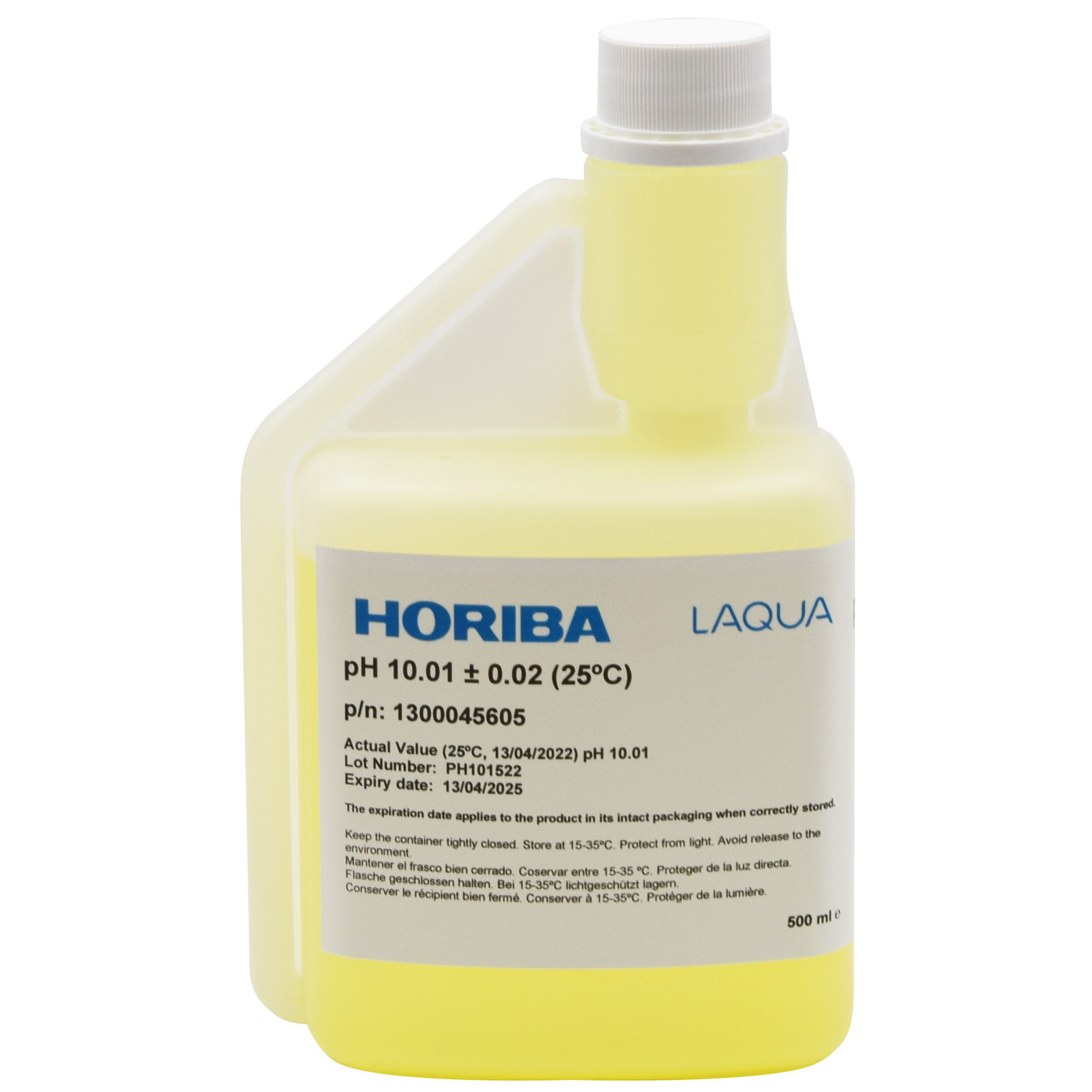 HORIBA pH 10.01 (±0.02pH @25°C) buffer solution 500ml (500-PH-10)