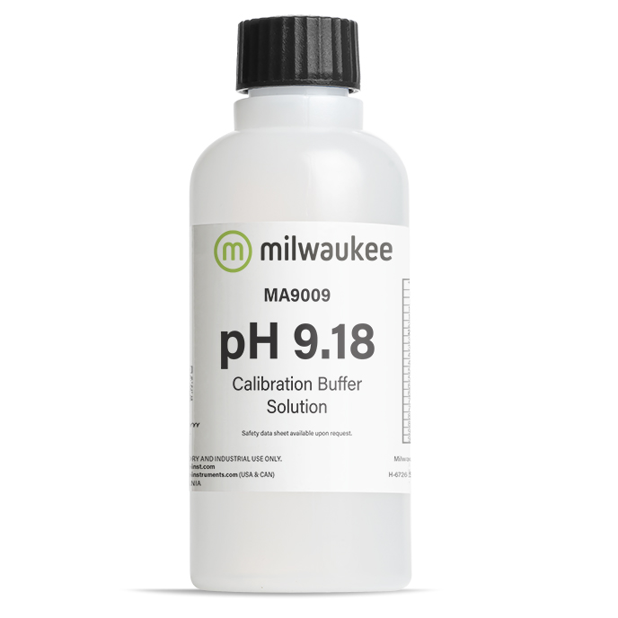 Milwaukee pH 9.18 Calibration Buffer Solution 230ml (MA9009)