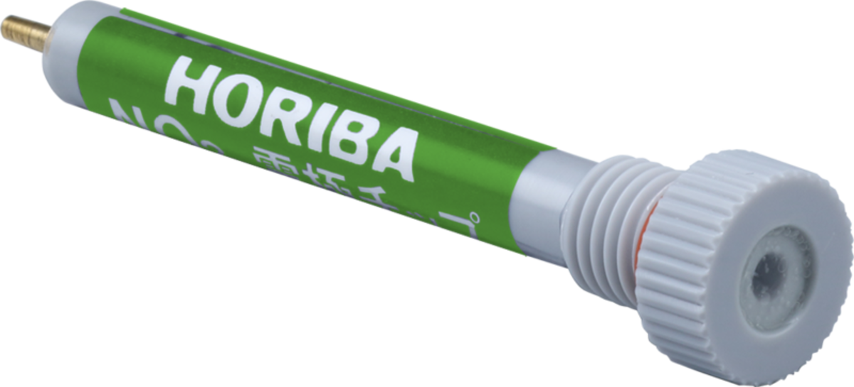 Horiba 7681S, nitrate electrode tip Horiba 7681S Nitratelektrodenspitze grün‑weiß Frontansicht Messspitze sichtbar