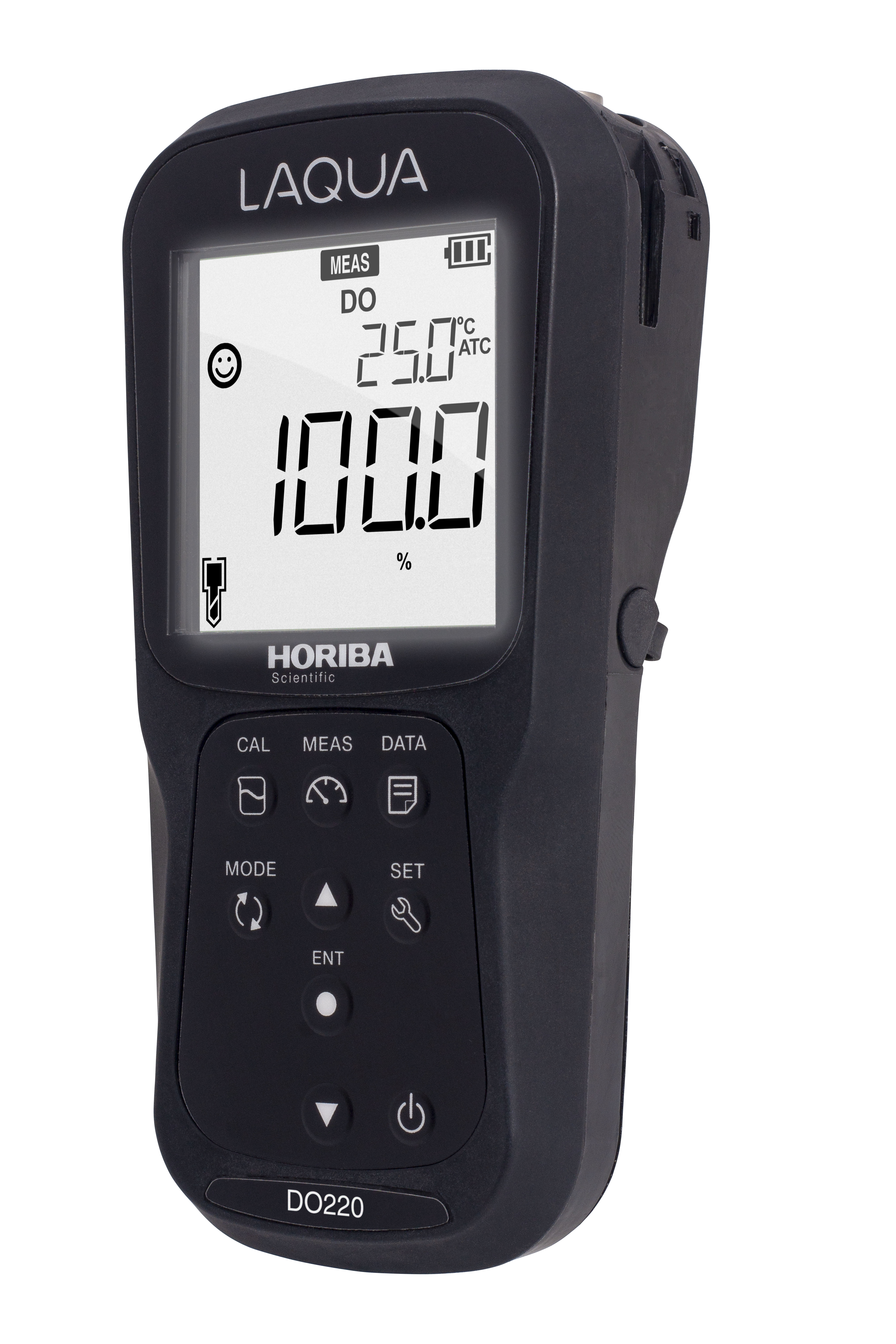 Horiba LAQUA DO220-Kit dissolved oxygen and temperature meter with GLP data storage, portable in measuring case 