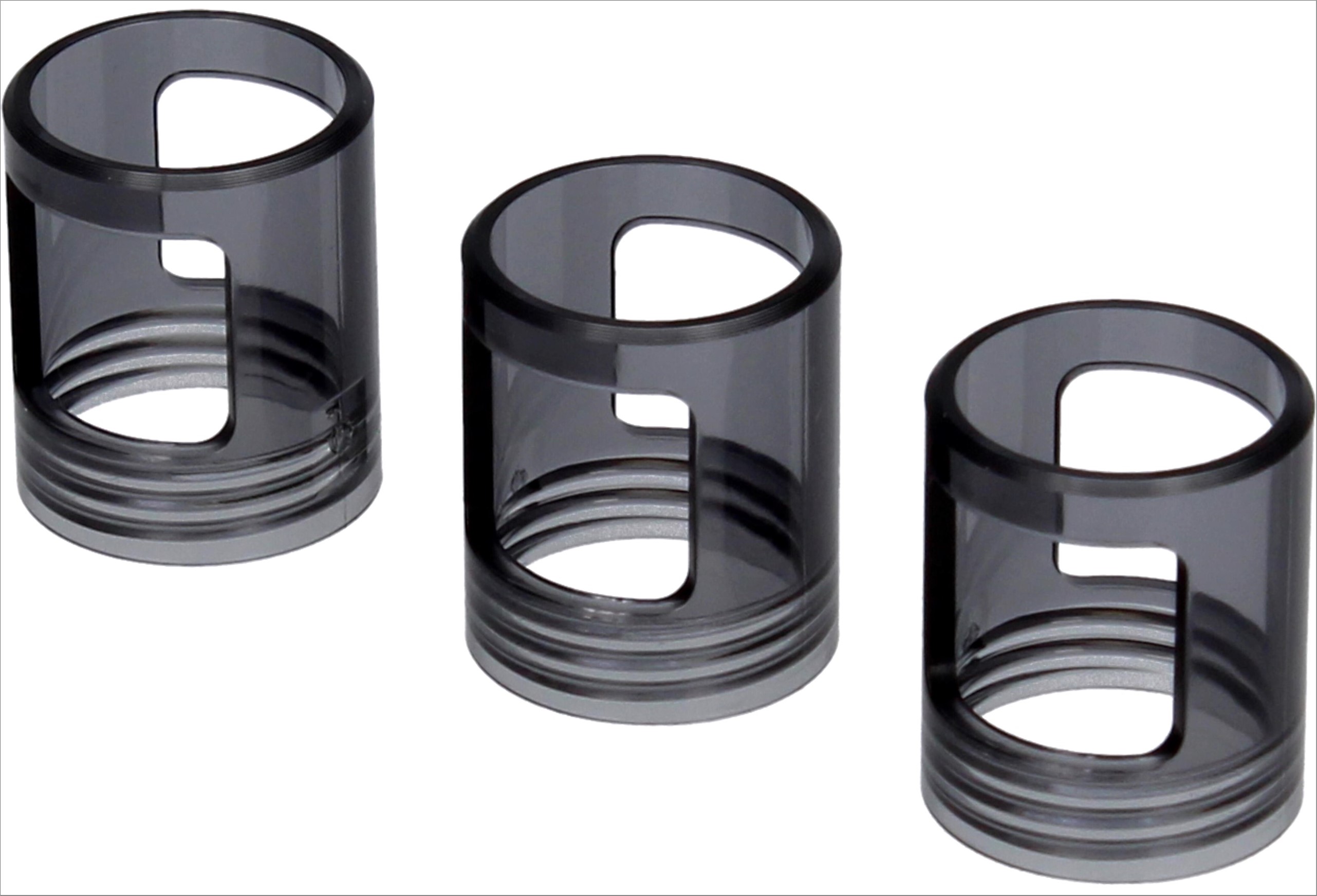 Horiba electrode tip protector (black) – set of 3 Elektroden-Spitzenschutz in schwarz, drei Stück abgebildet