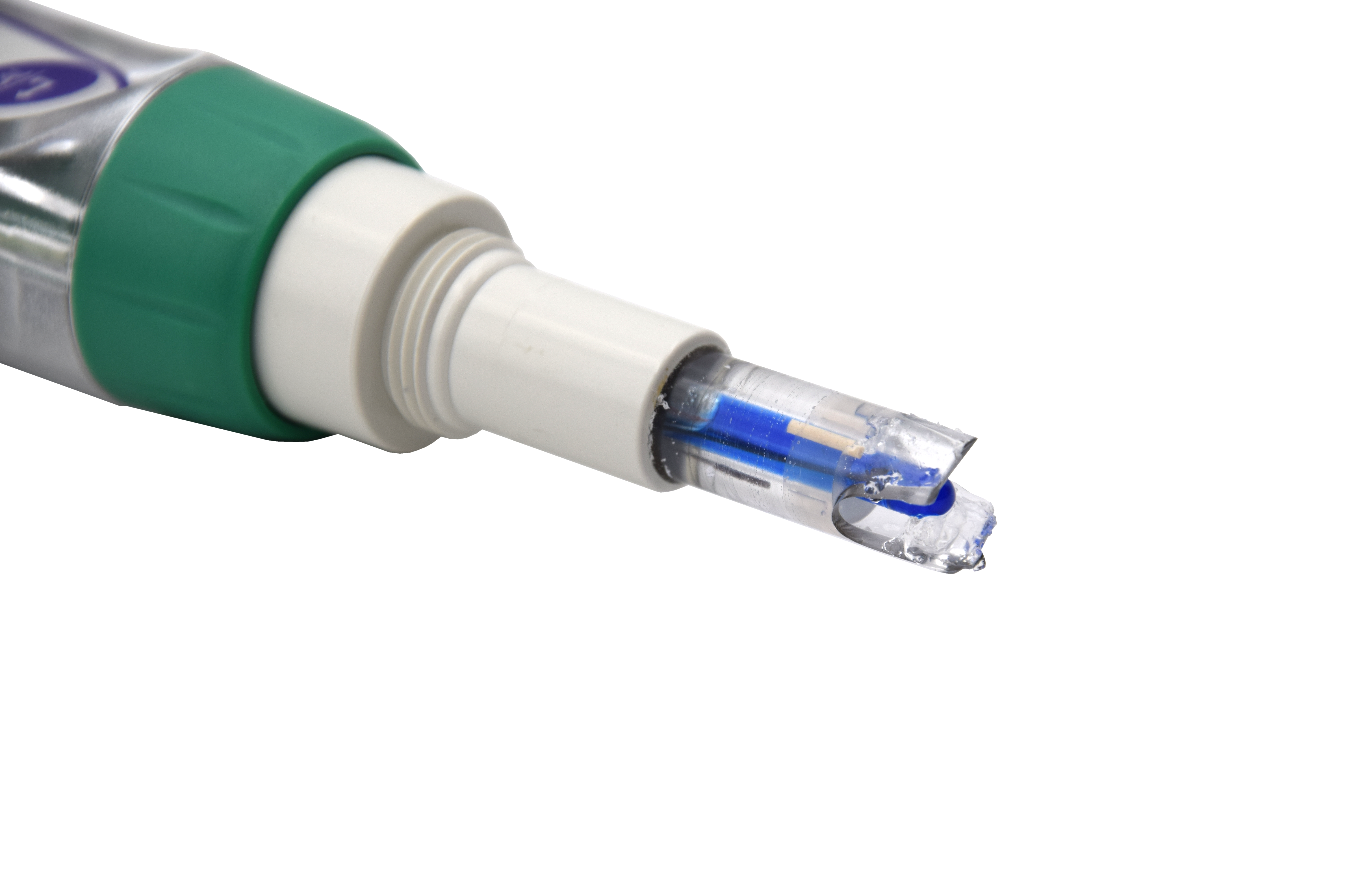 XS pH 5 Tester Kit Unterseite, Sonde und Messfühler detailliert sichtbar