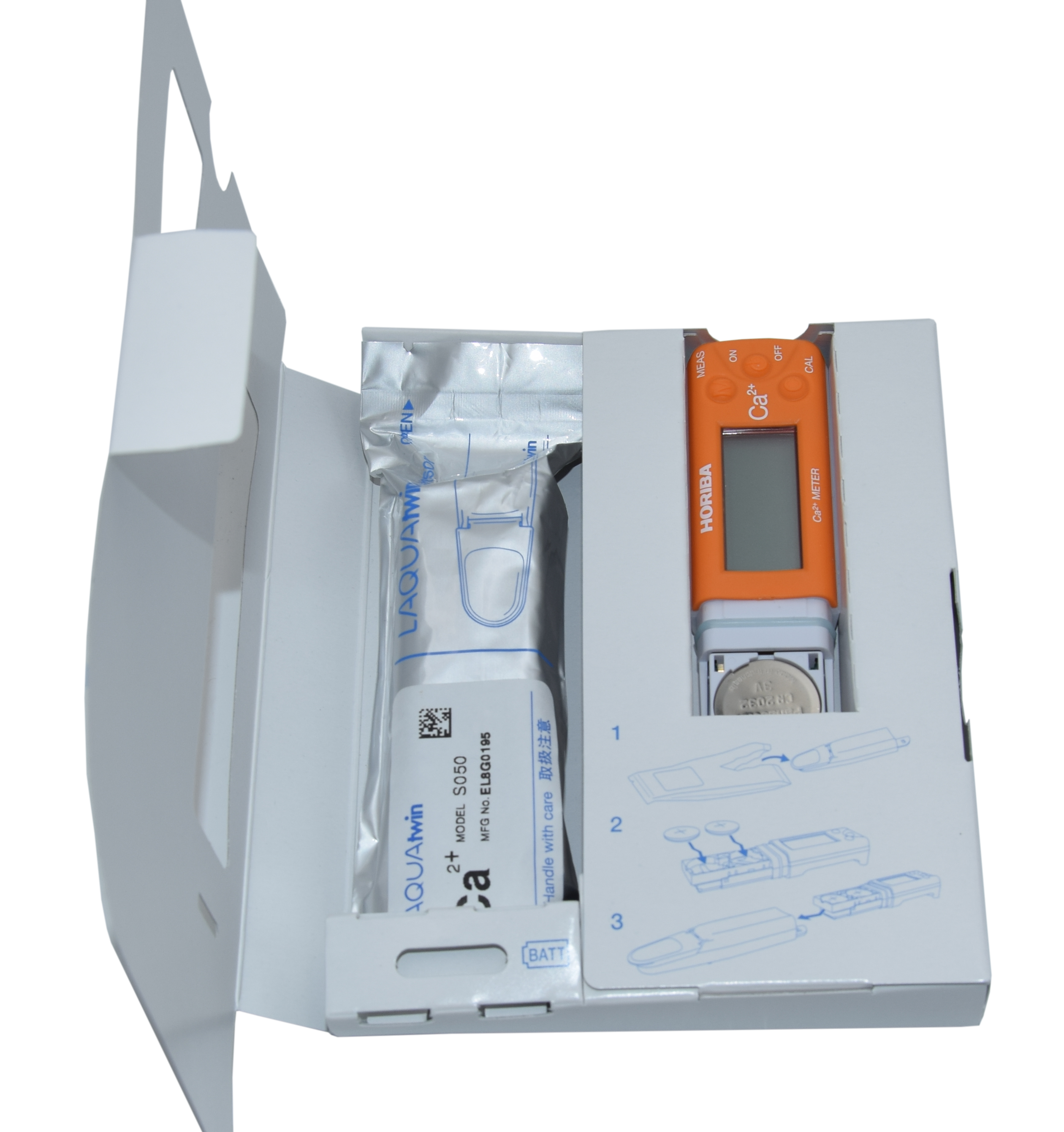 Horiba LAQUAtwin Calcium Ion (Ca2+) Tester with 2 calibration points and temperature measurement (Ca-11) 