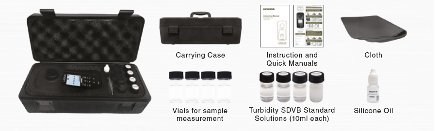 HORIBA TB220 K portable turbidity meter in case