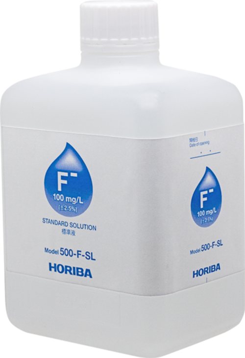 Horiba 100 mg/L Fluoride Ion Standard Solution, 500ml (500-F-SL) 