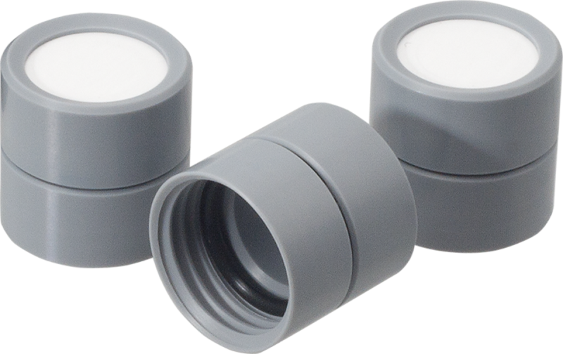 Horiba ammonia (NH3) replacement membrane caps Horiba Ammoniak Ersatzmembrankappen, drei graue Kunststoffkappen für Elektrodenschutz
