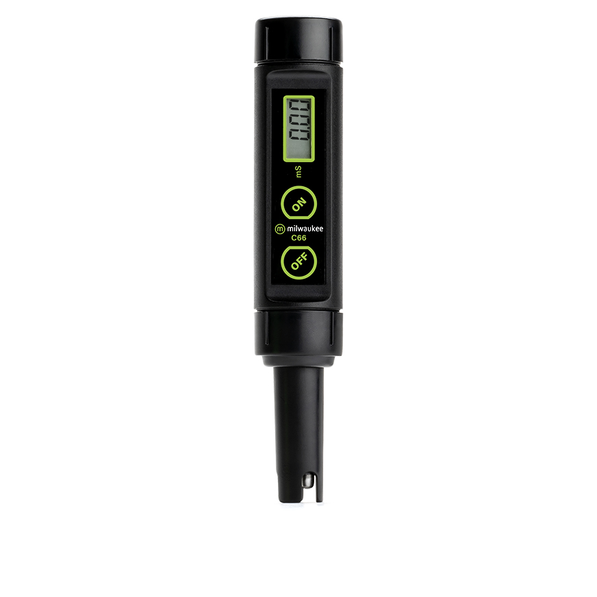 Milwaukee C66 high range waterproof Conductivity Pen with ATC and replaceable electrode