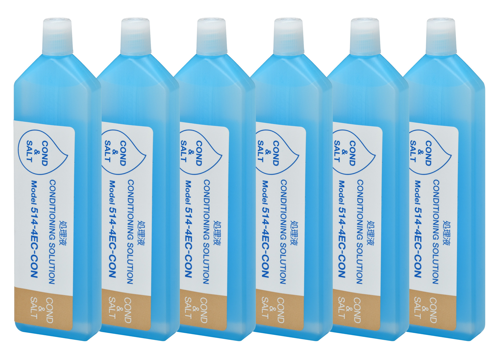 Horiba conditioning solution for conductivity and salinity sensors – 6 x 14 ml bottles – for use with the 4EC and 4ECSalt Pocket testers only – our item number 896095