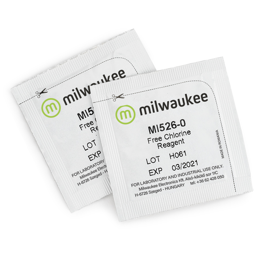 Milwaukee Mi526-25 Powder reagents for digital free chlorine tester (25 pieces)