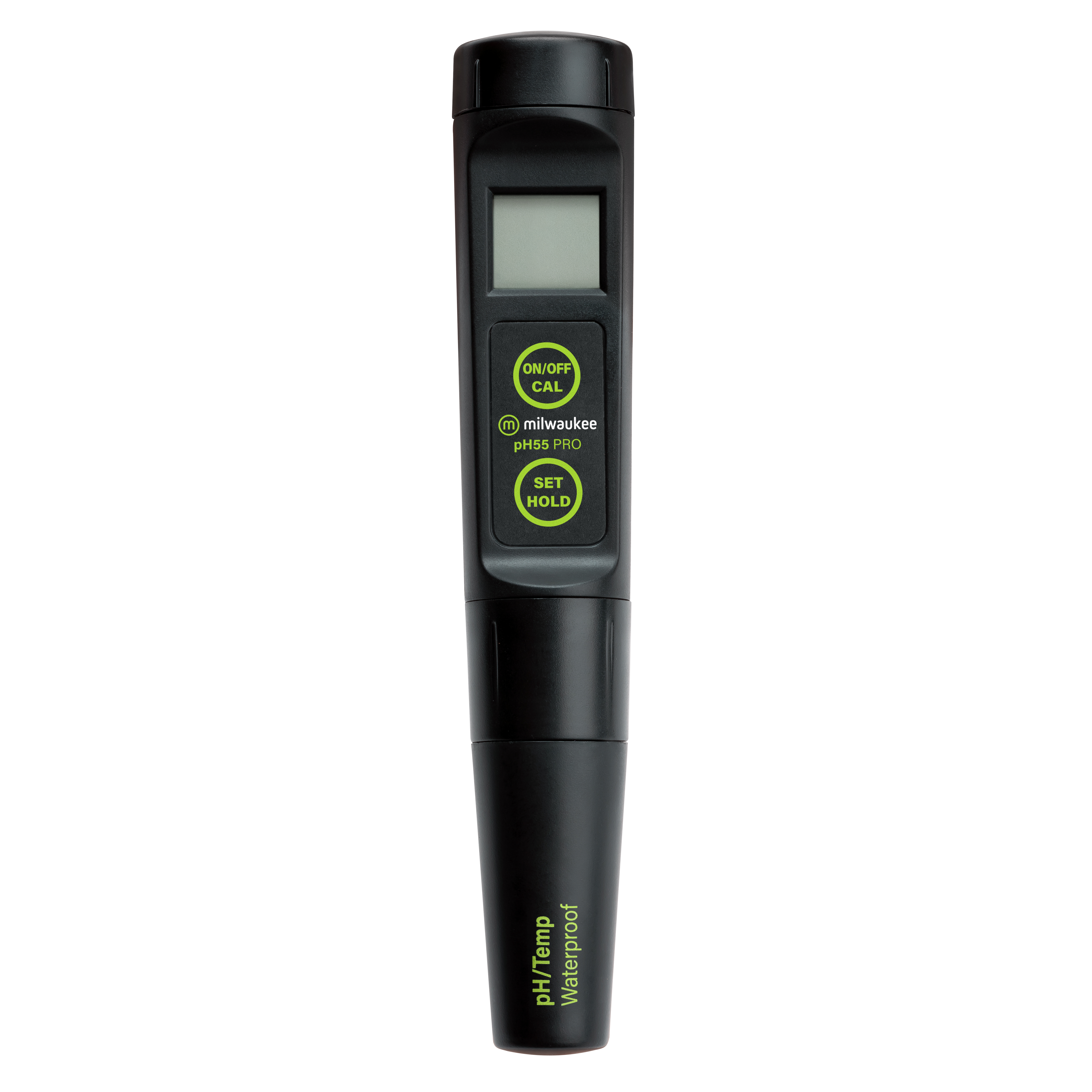 Milwaukee PH55 waterproof pH / Temperature Tester with automatic temperature compensation (ATC) and replaceable probe