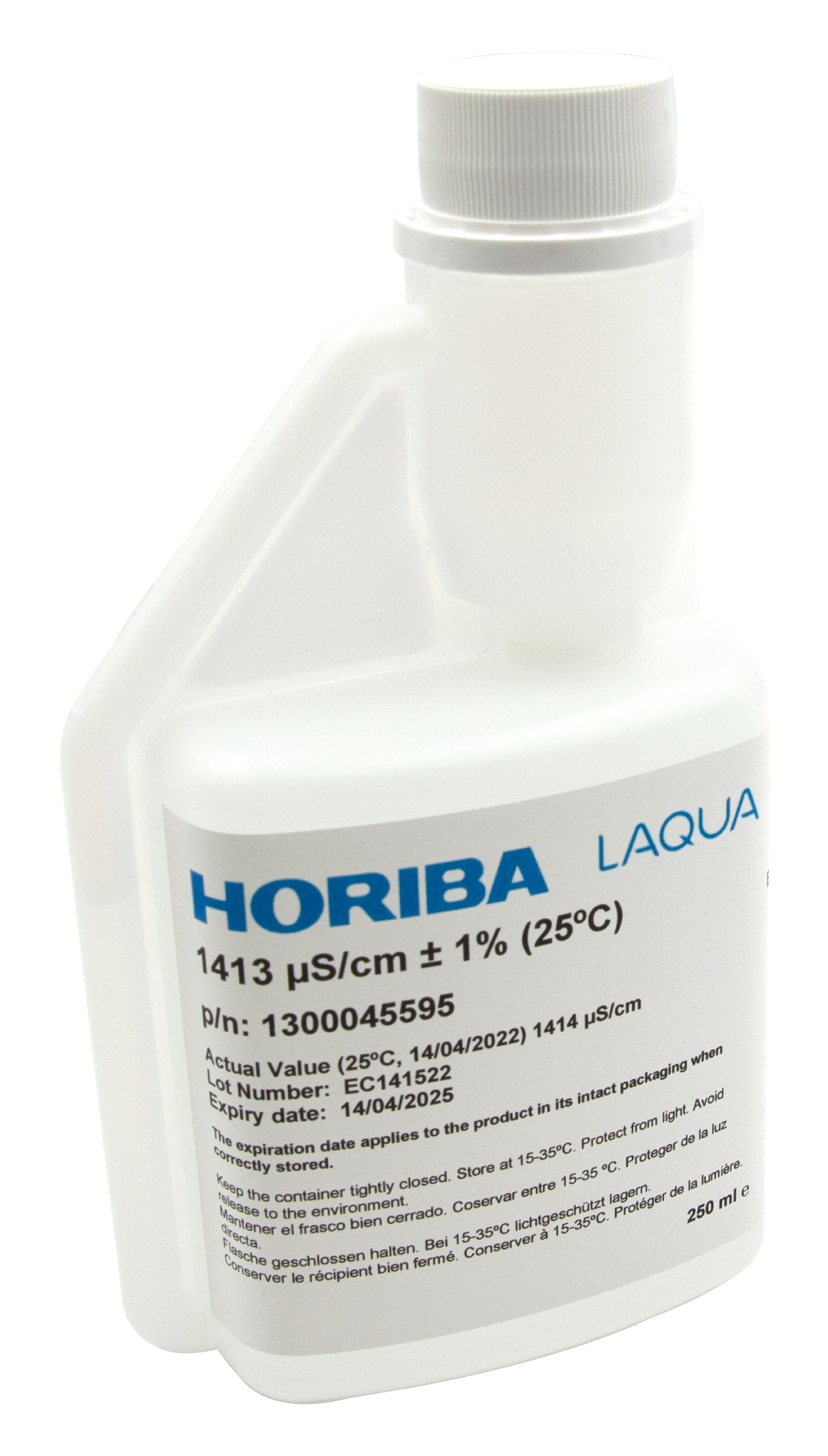 HORIBA 1413 μS/cm conductivity calibration solution 250ml (250-EC-1413)