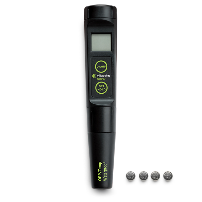 Milwaukee ORP57 waterproof ORP and Temperature Tester with replaceable probe