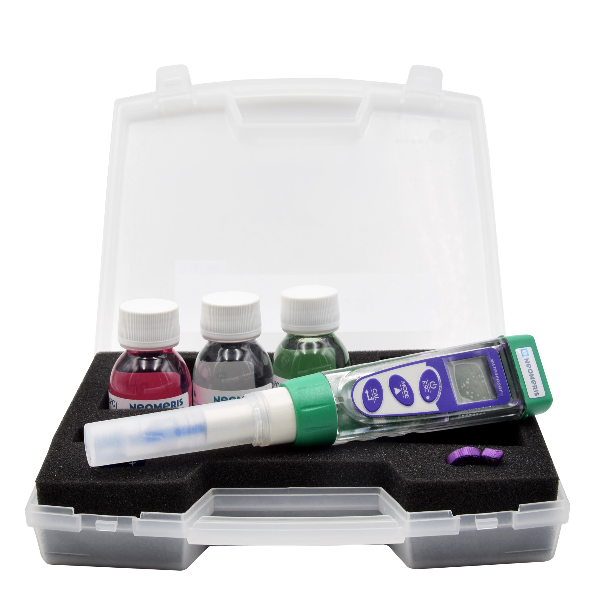 XS pH 5 Tester in carrying case - Hand tester for determining the pH value and temperature