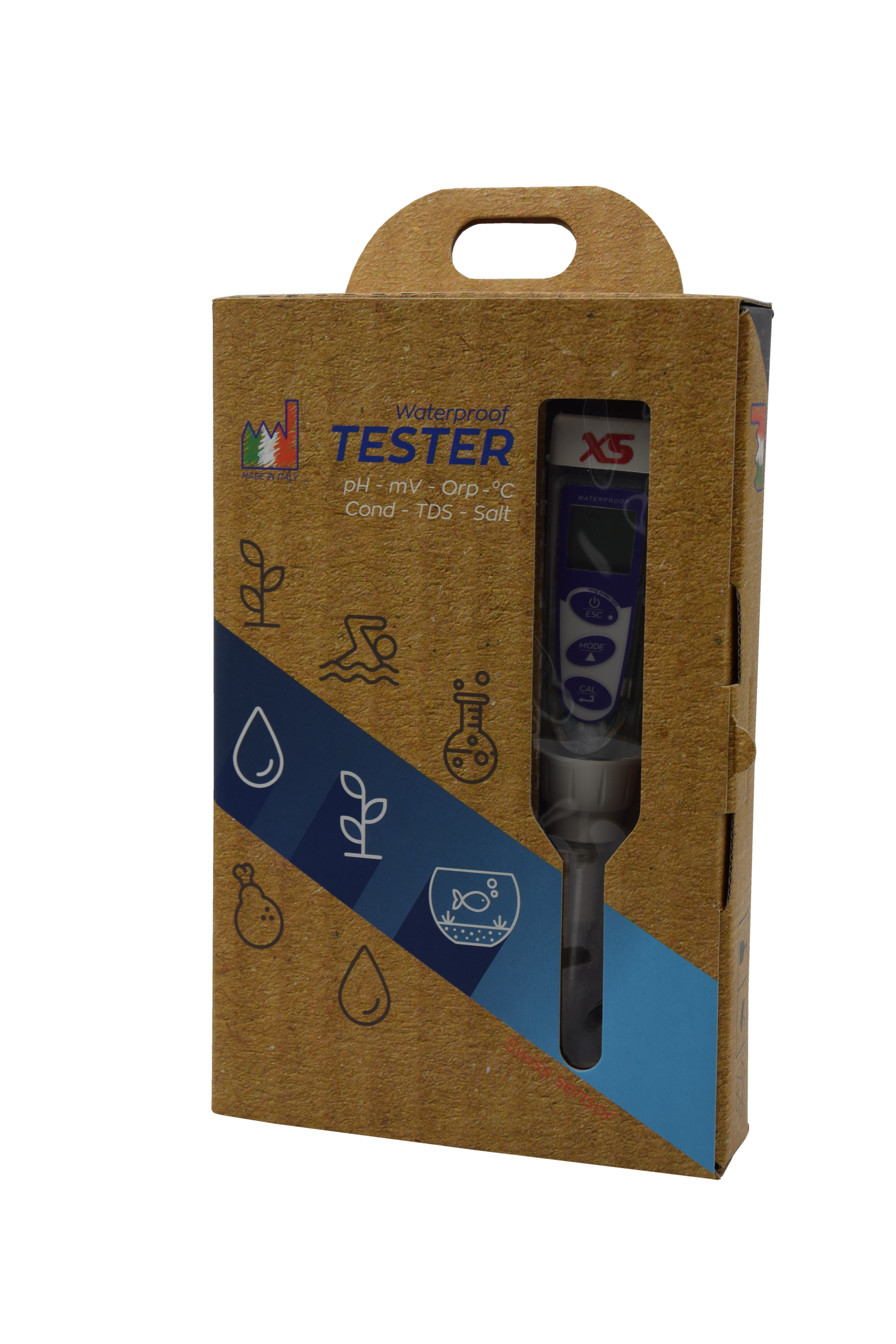 original Verpackung vom XS pH 5 Food Tester