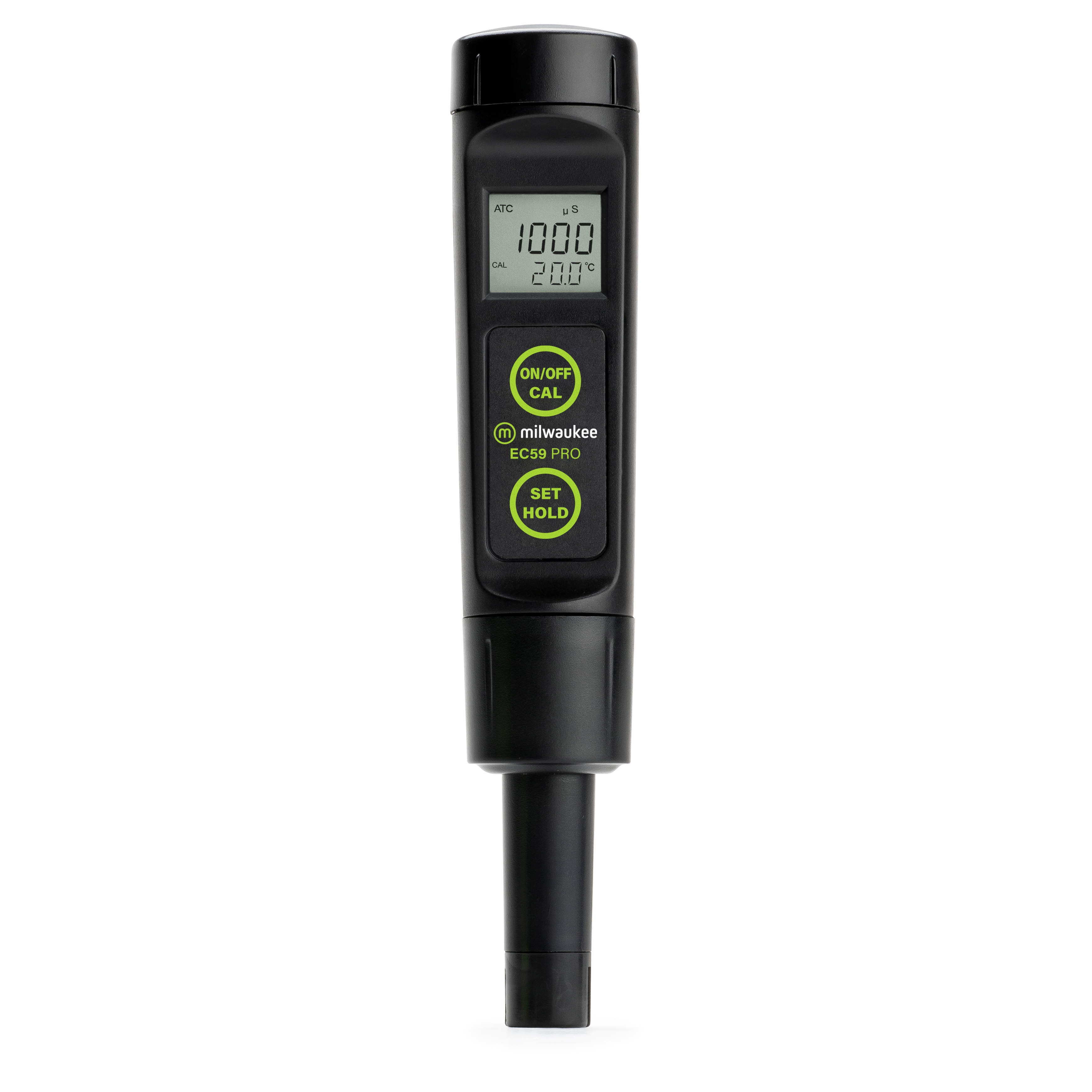 Milwaukee EC59 EC/TDS/Temp-Messgerät, robuste Bauweise kompakt dargestellt